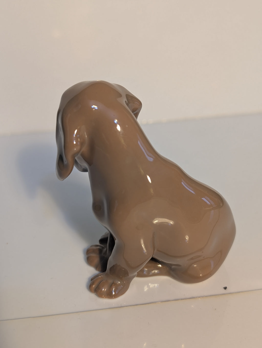 Ole con bassotto . Porcellana vintage  danese B&G