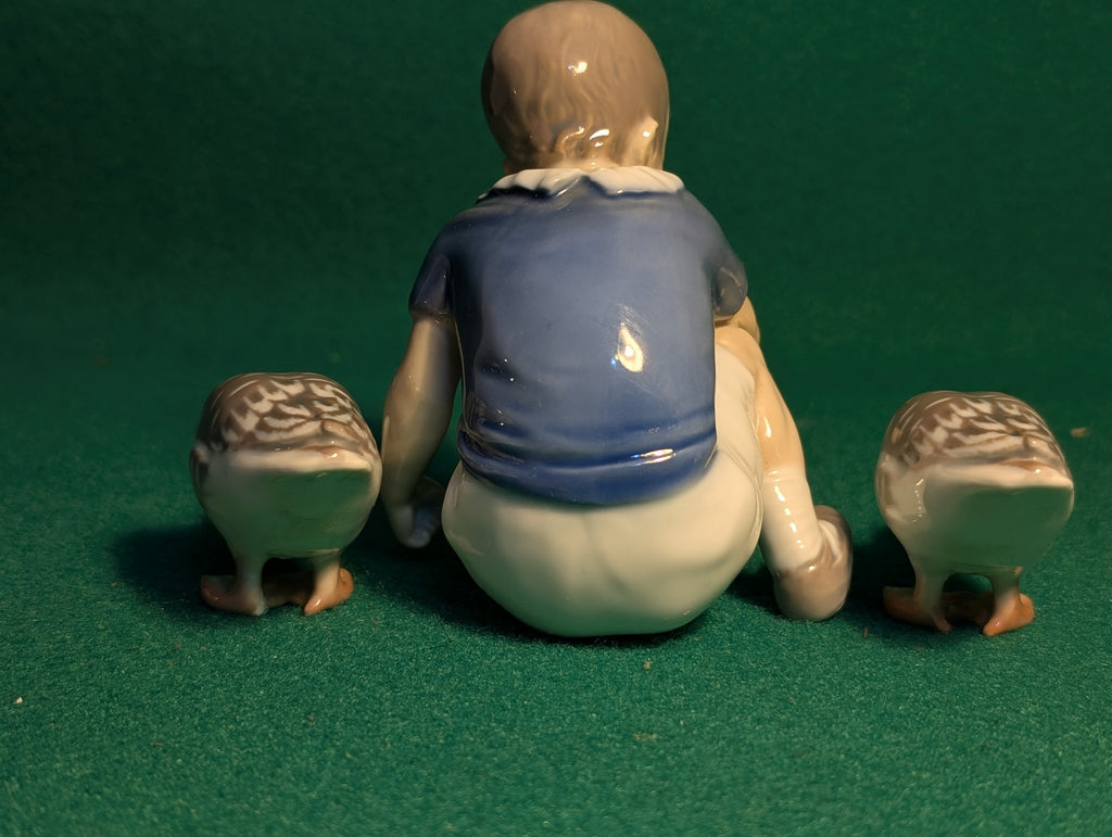 Dickie Boy con anatre e  cinciallegre