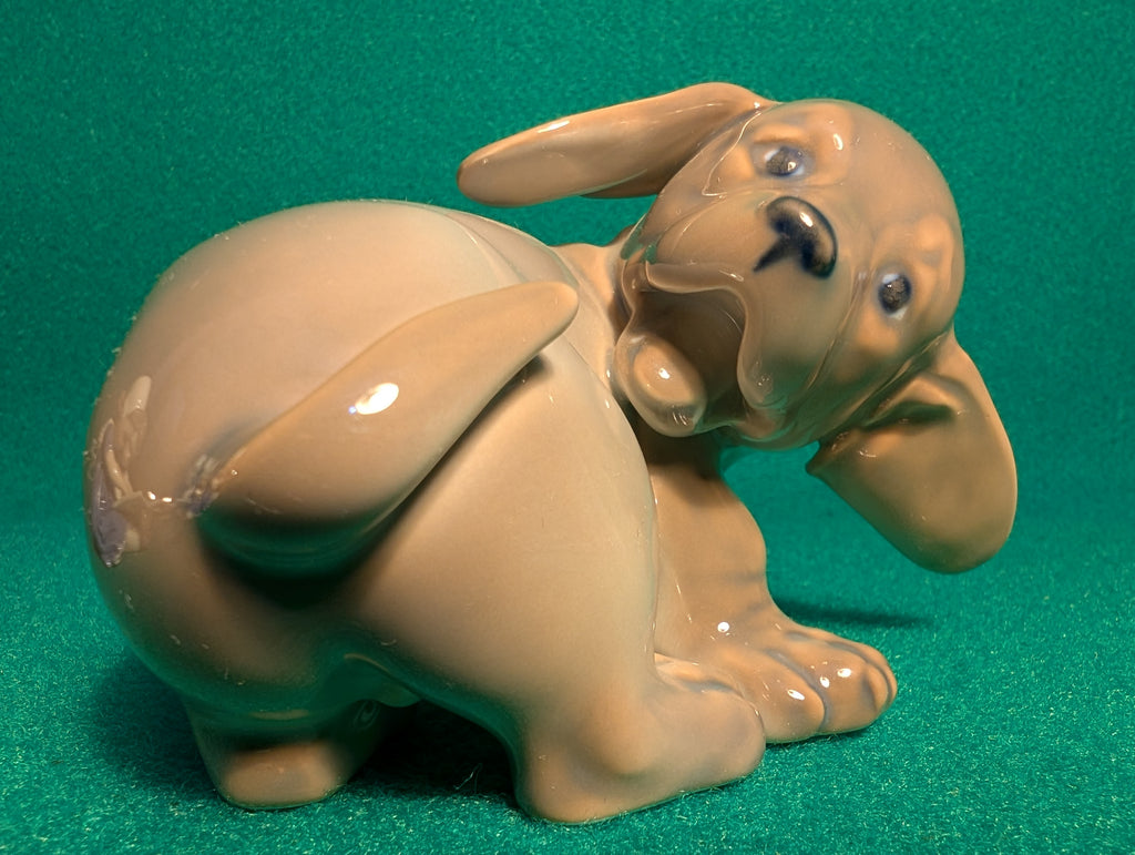 Statuina B&G Bimbi Leggono Bassotto Porcellana Danese Vintage