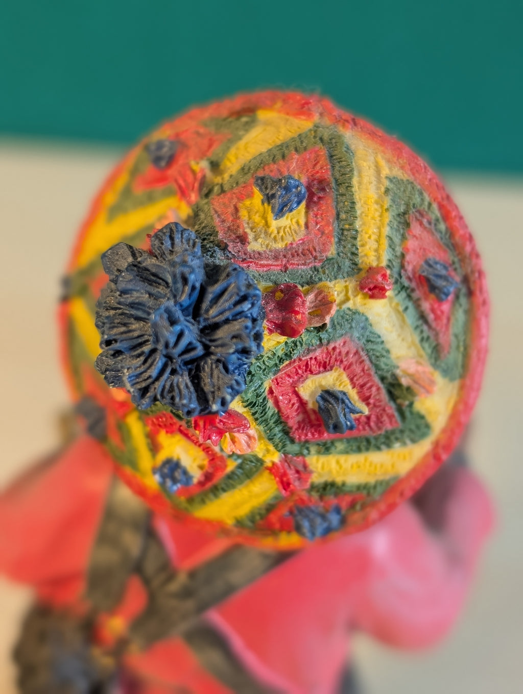 Statuetta Venditore Acqua Marocchino: Artigianato Tradizionale Marocco Terracotta (18 cm)