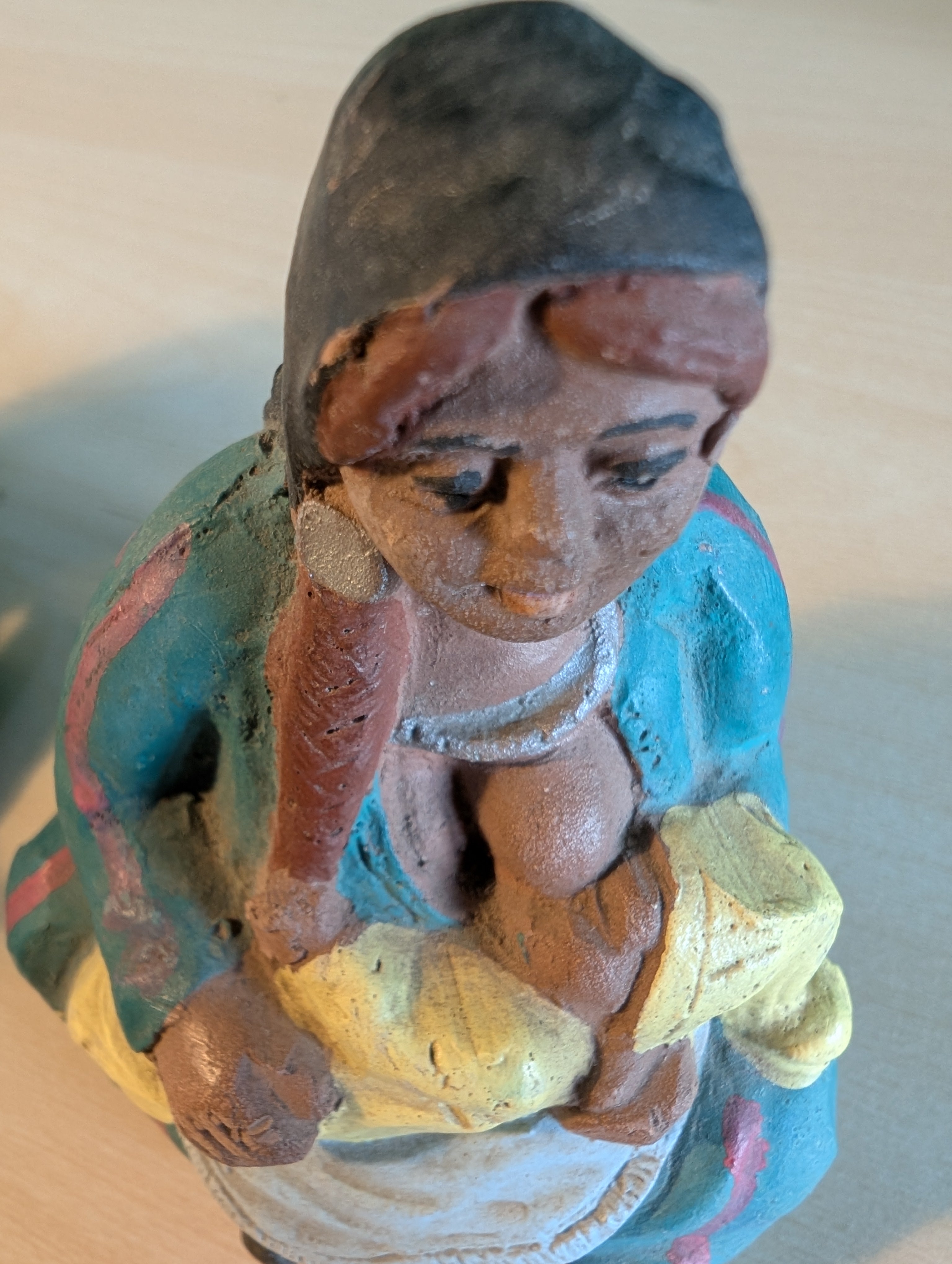 Statuette Donne Marocchine Terracotta - Artigianato Tradizionale Marocco