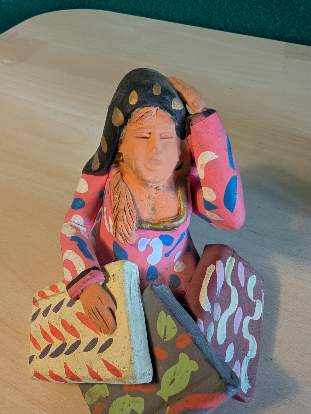 Statuette Donne Marocchine Terracotta - Artigianato Tradizionale Marocco