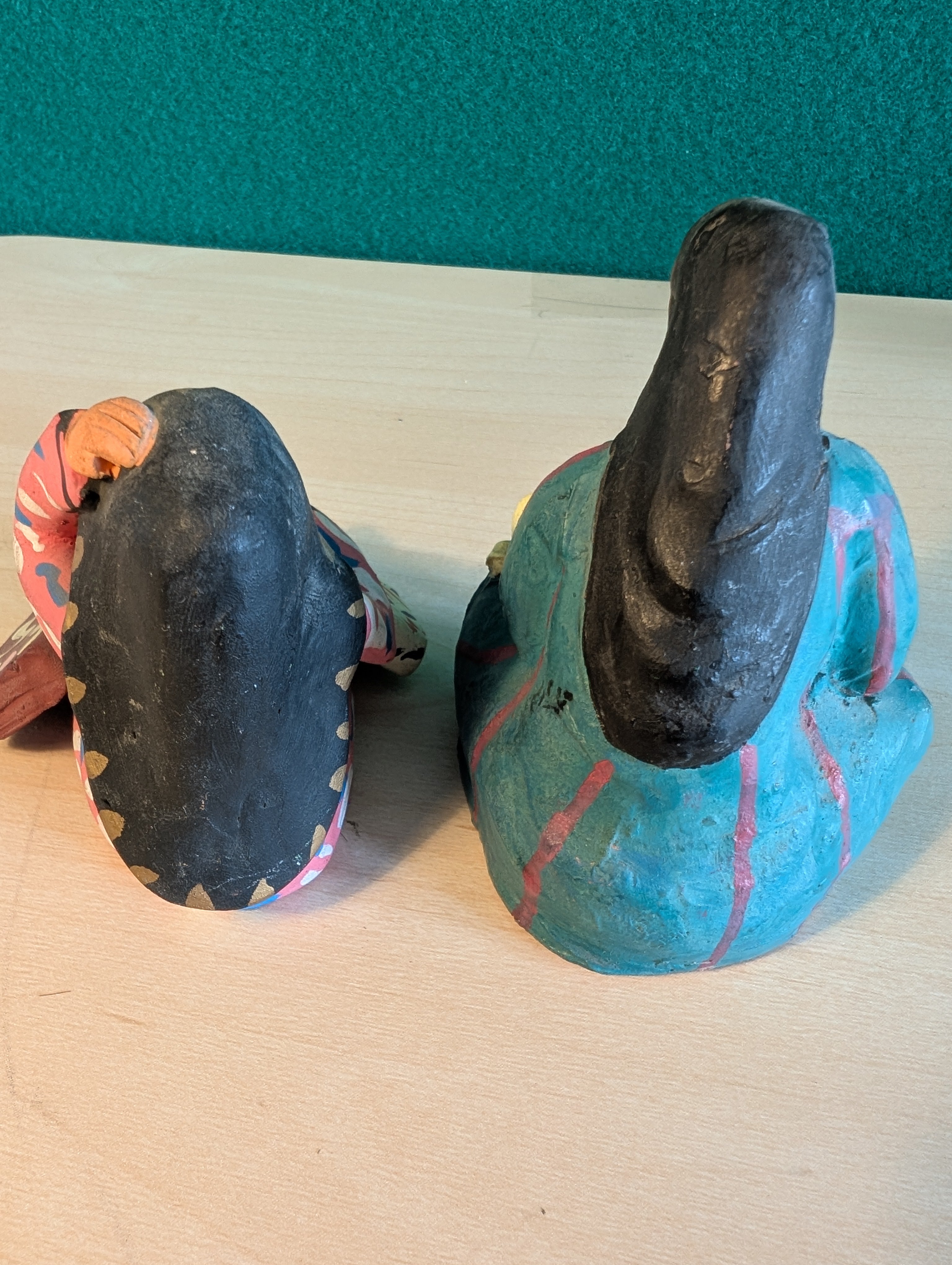 Statuette Donne Marocchine Terracotta - Artigianato Tradizionale Marocco