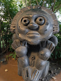 Statuetta Dio del Sole Taino - Scultura Artigianale in Argilla | Collezionismo