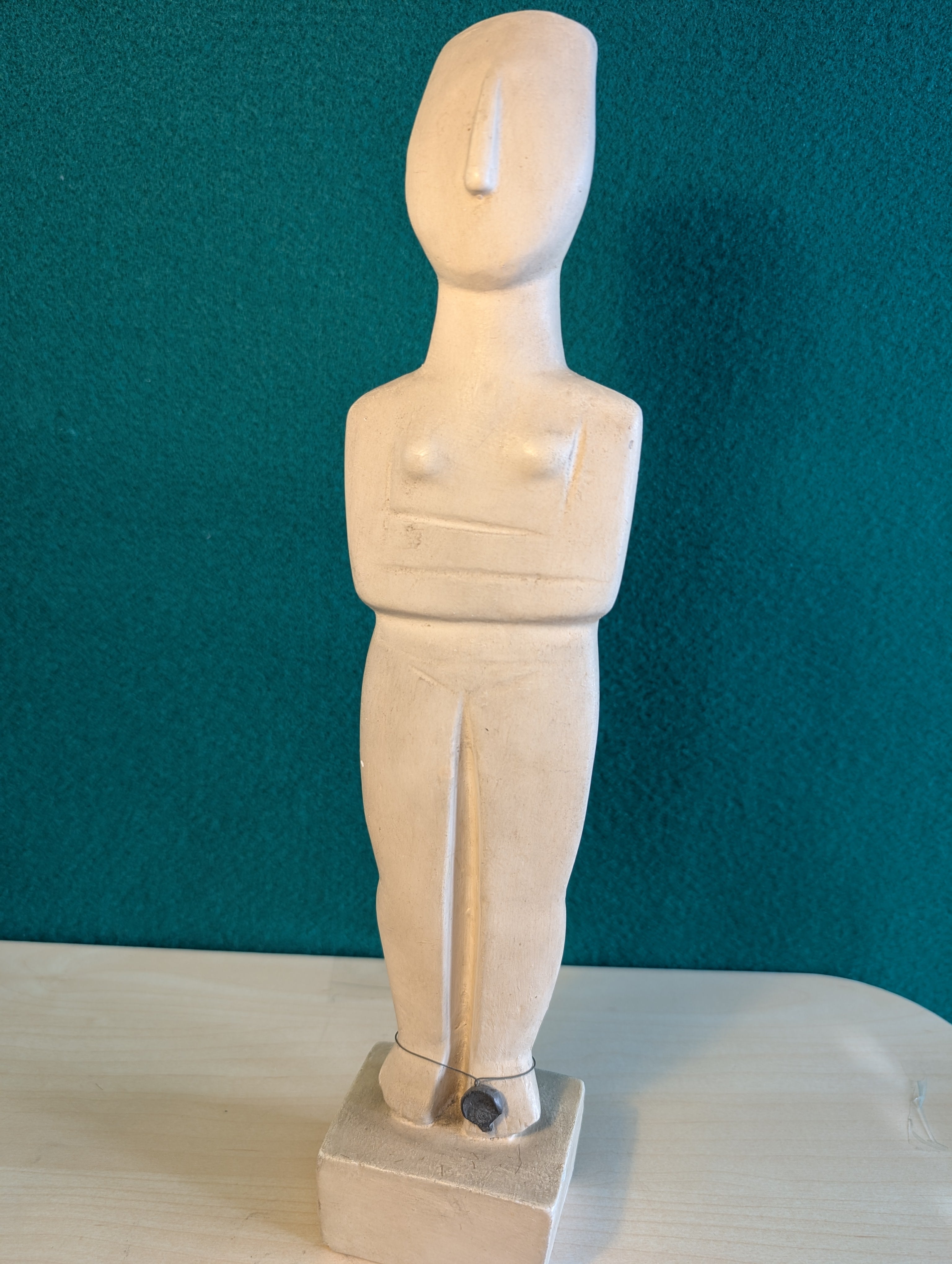 Statuetta Idolo Cicladico Originale - Replica Museo Atene 35cm