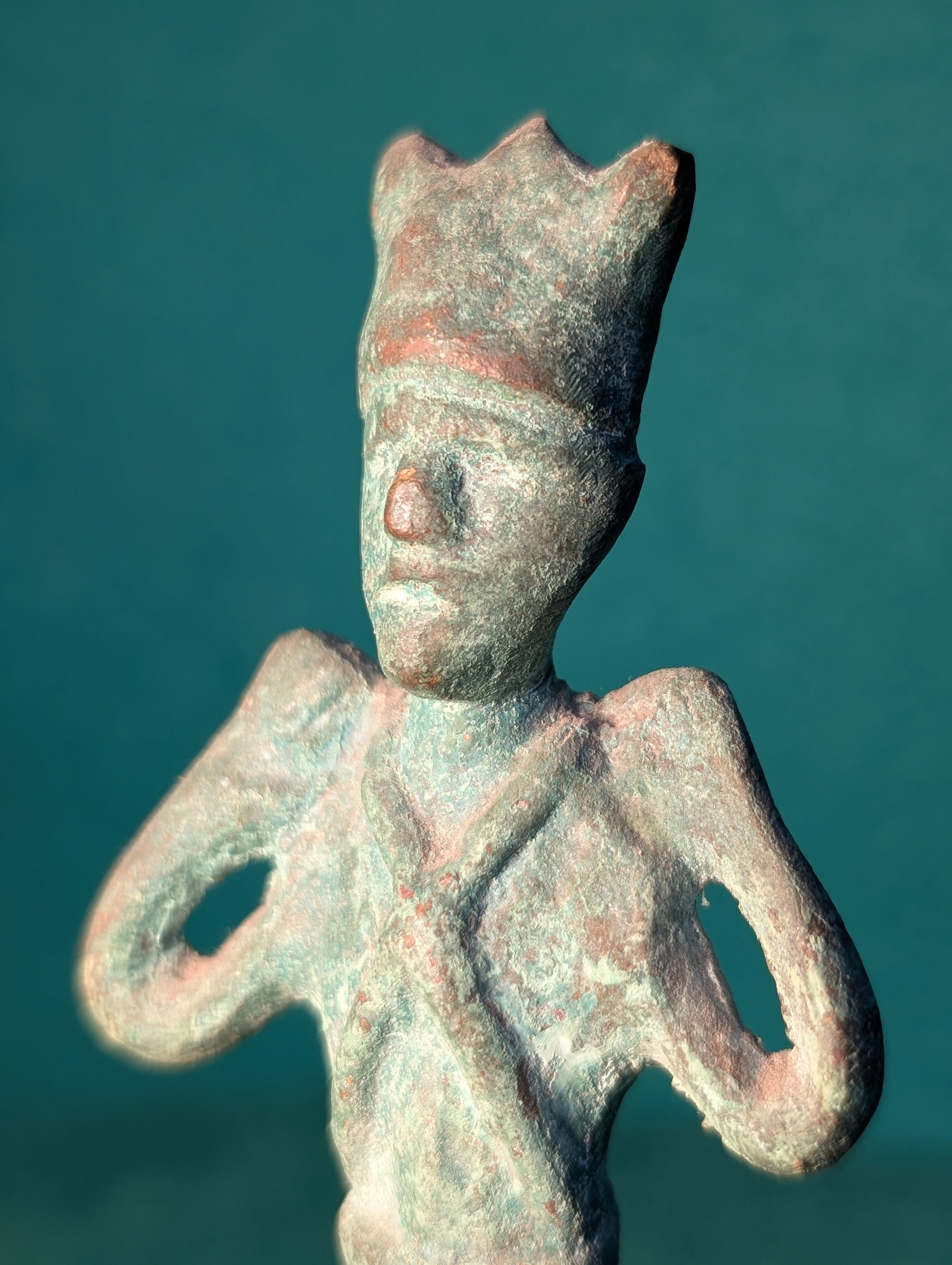 Statuetta di Guerriero  in bronzo Sardegna Nuragica