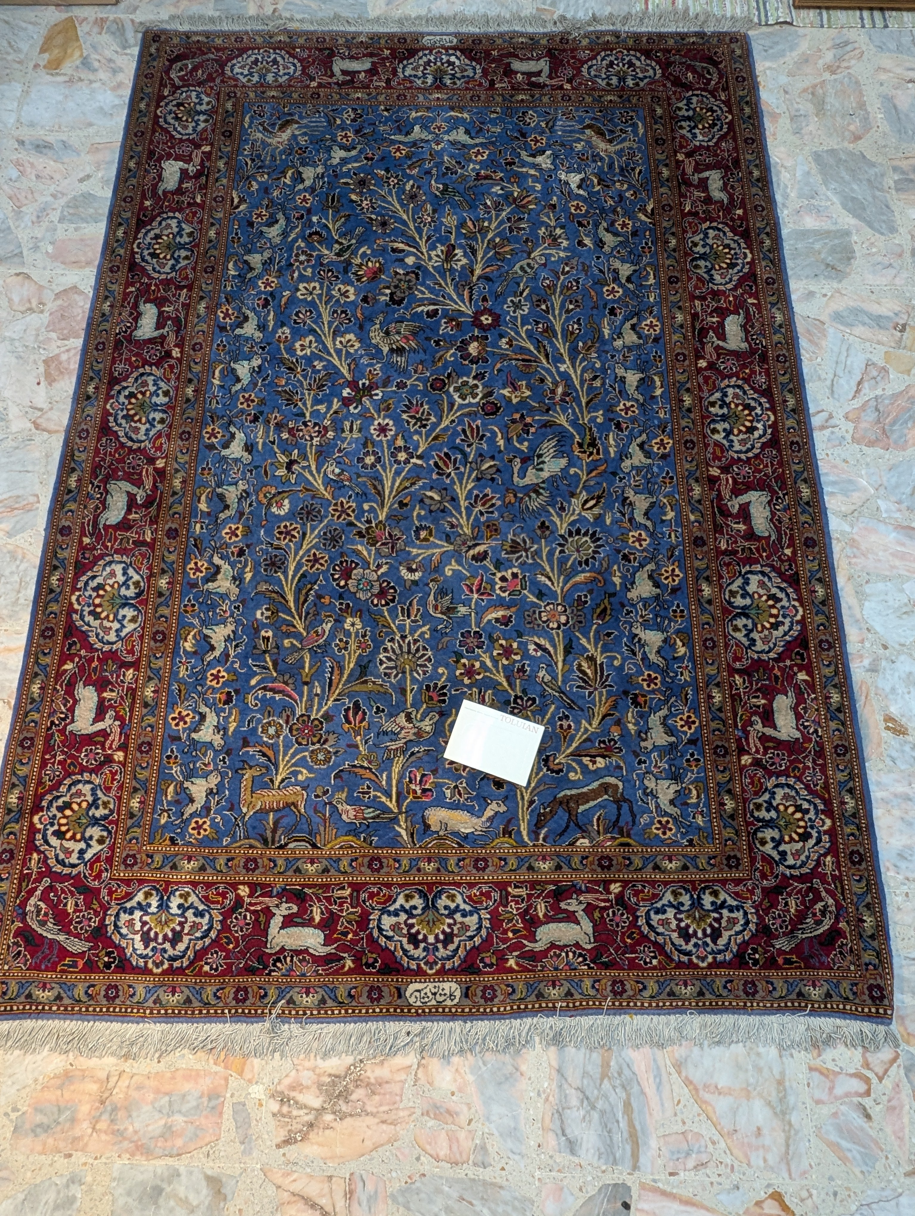 Tappeto Kashan Kork