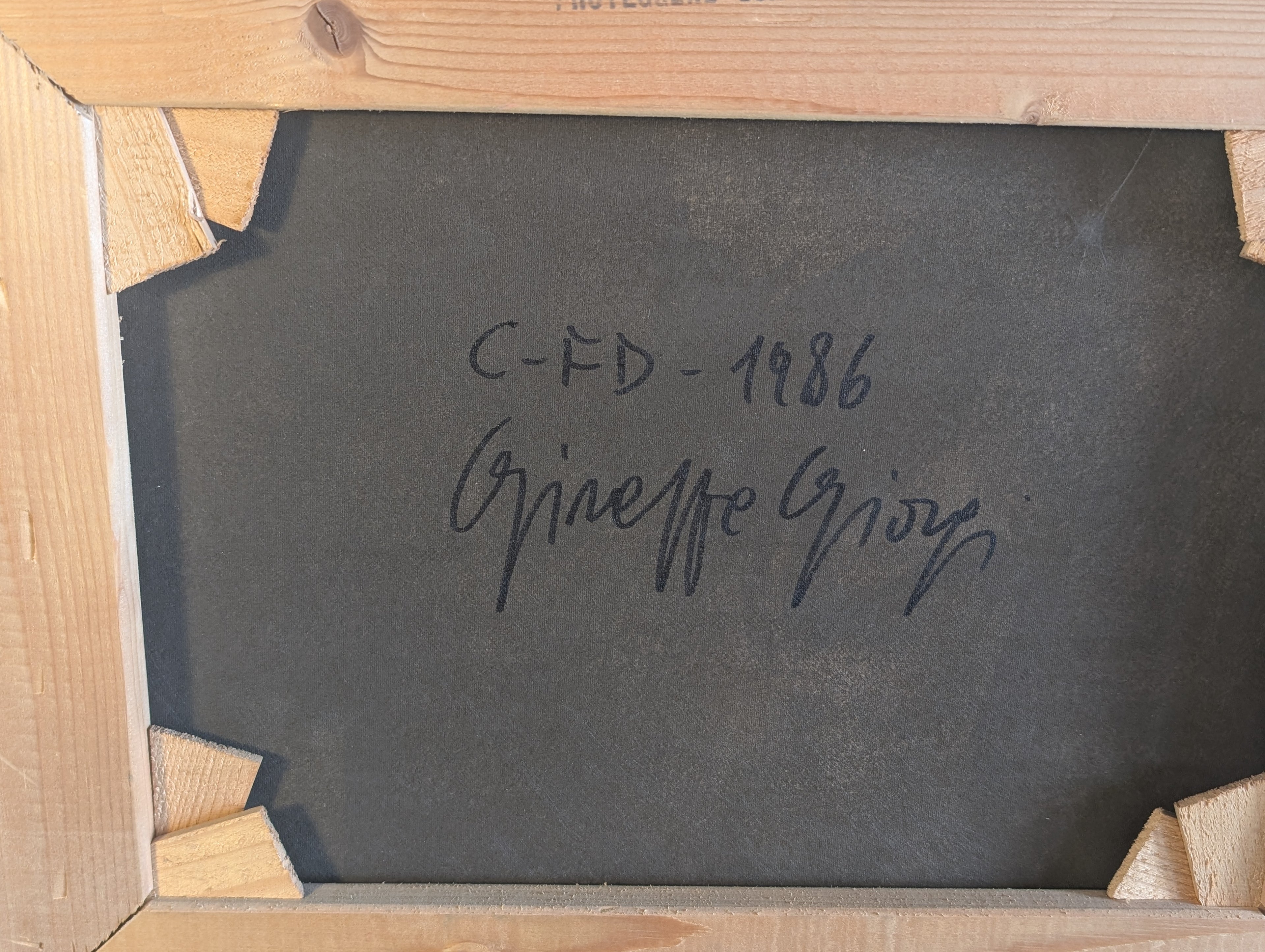 Passeggiata Solitaria tra Colonne e Sogni – olio su tela, 40×30 cm, Giuseppe Giorgi, 1982