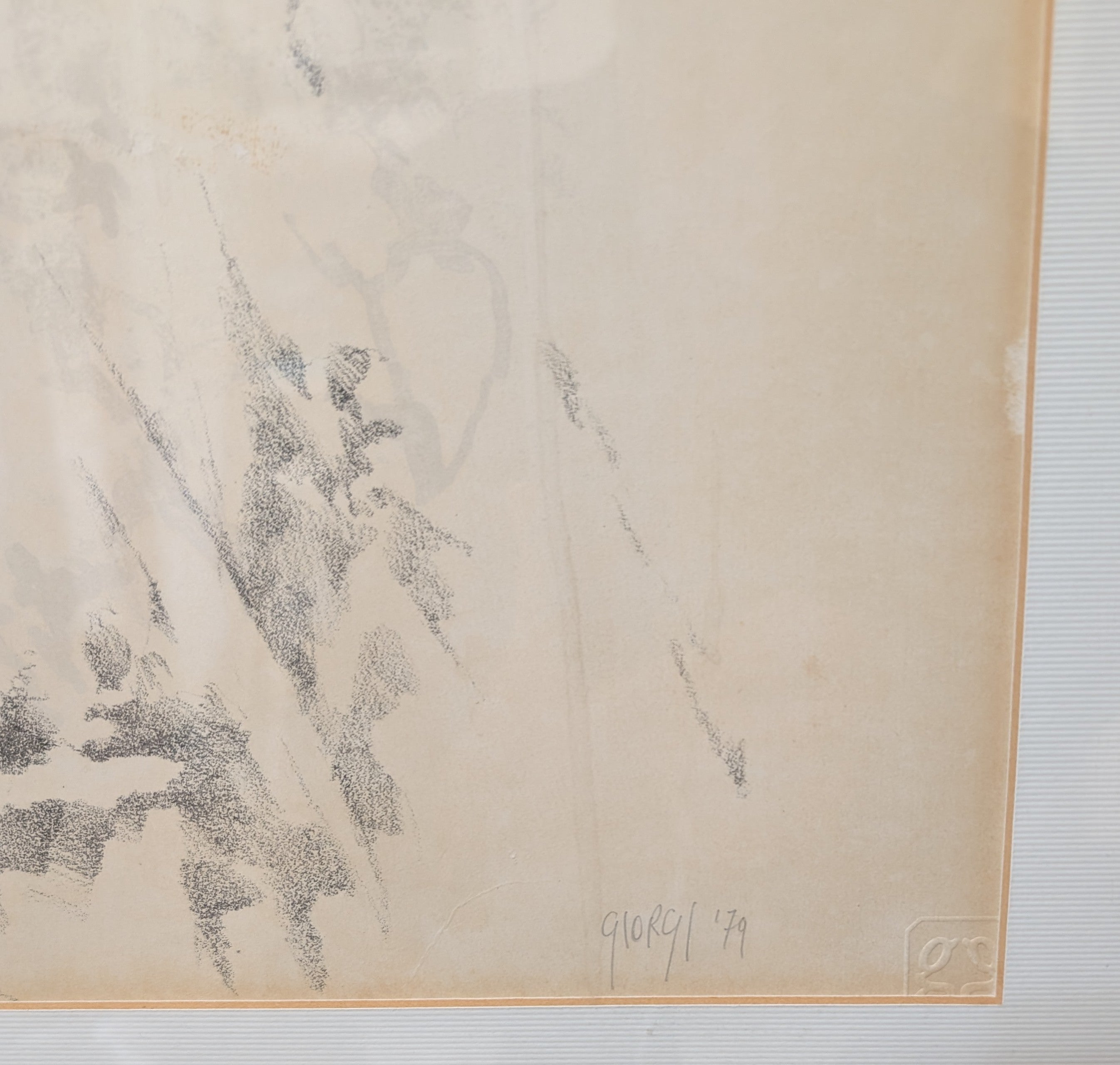 Ragazza nel Prato Fiorito – multiplo d’arte, ca. 50×40 cm, Giuseppe Giorgi, anni ’80