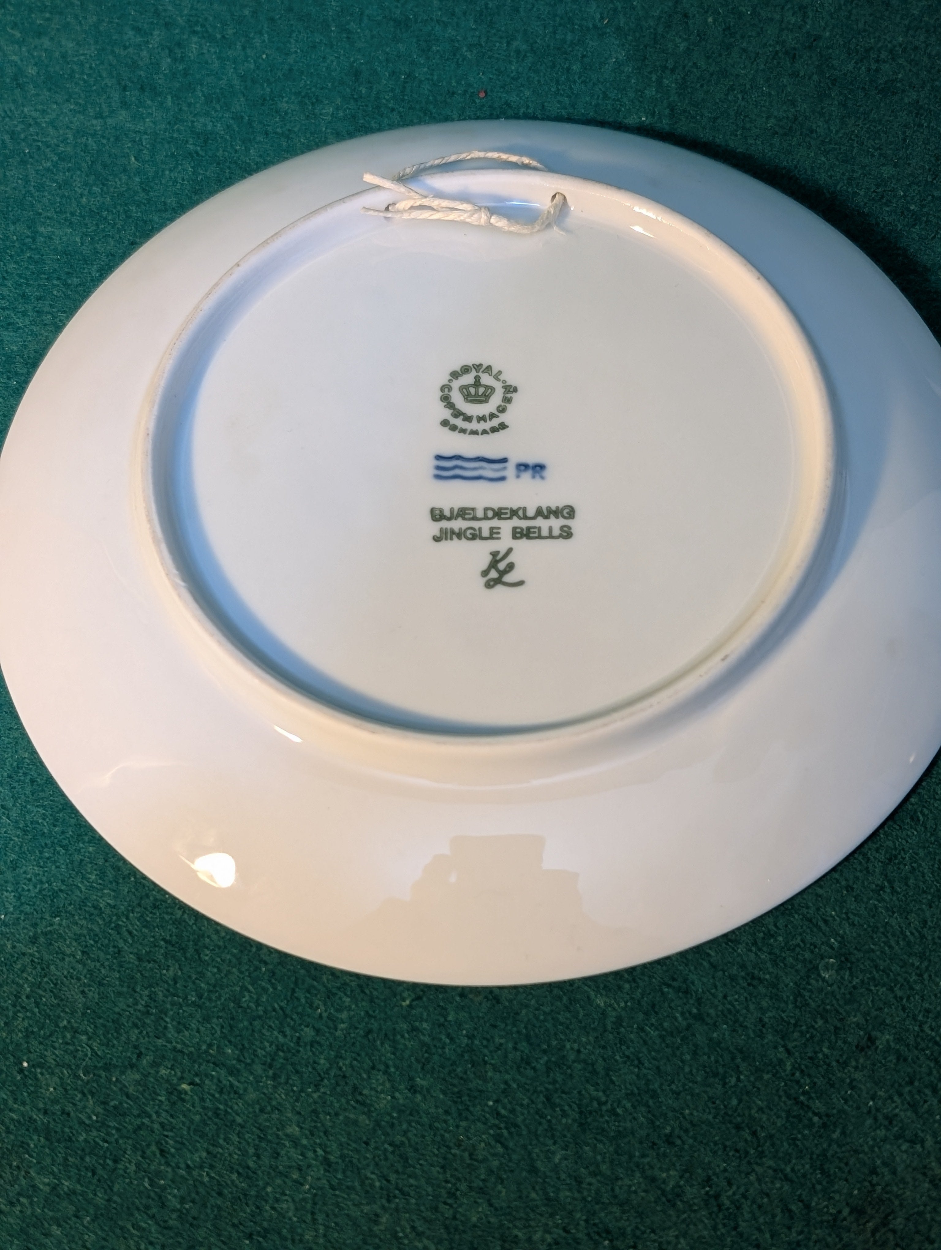 Royal Copenhagen Piatto Natale 1984 "Bjelleklang" Kai Lange - Edizione Limitata