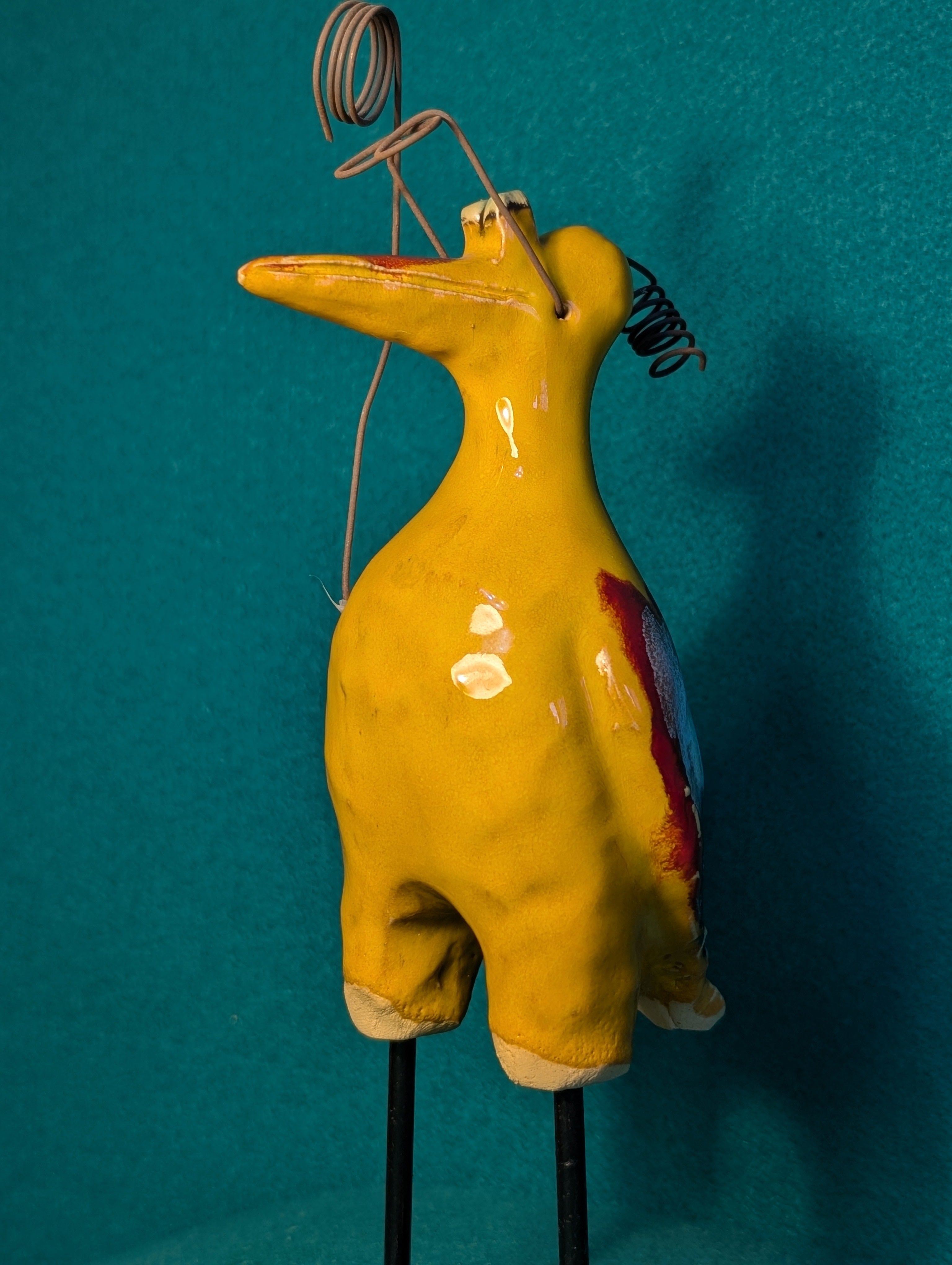Uccello Giallo - Arte Naïf