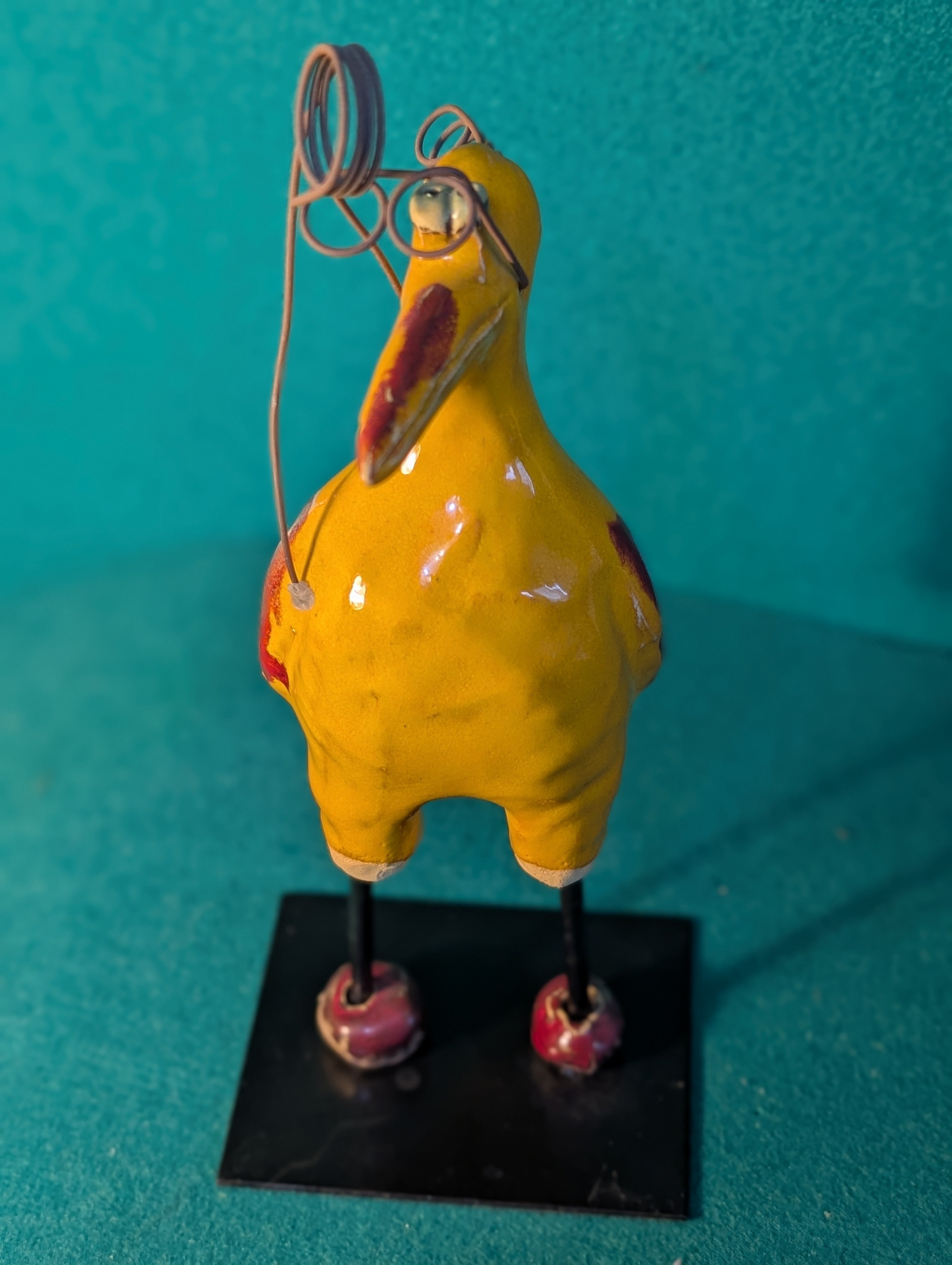 Uccello Giallo - Arte Naïf