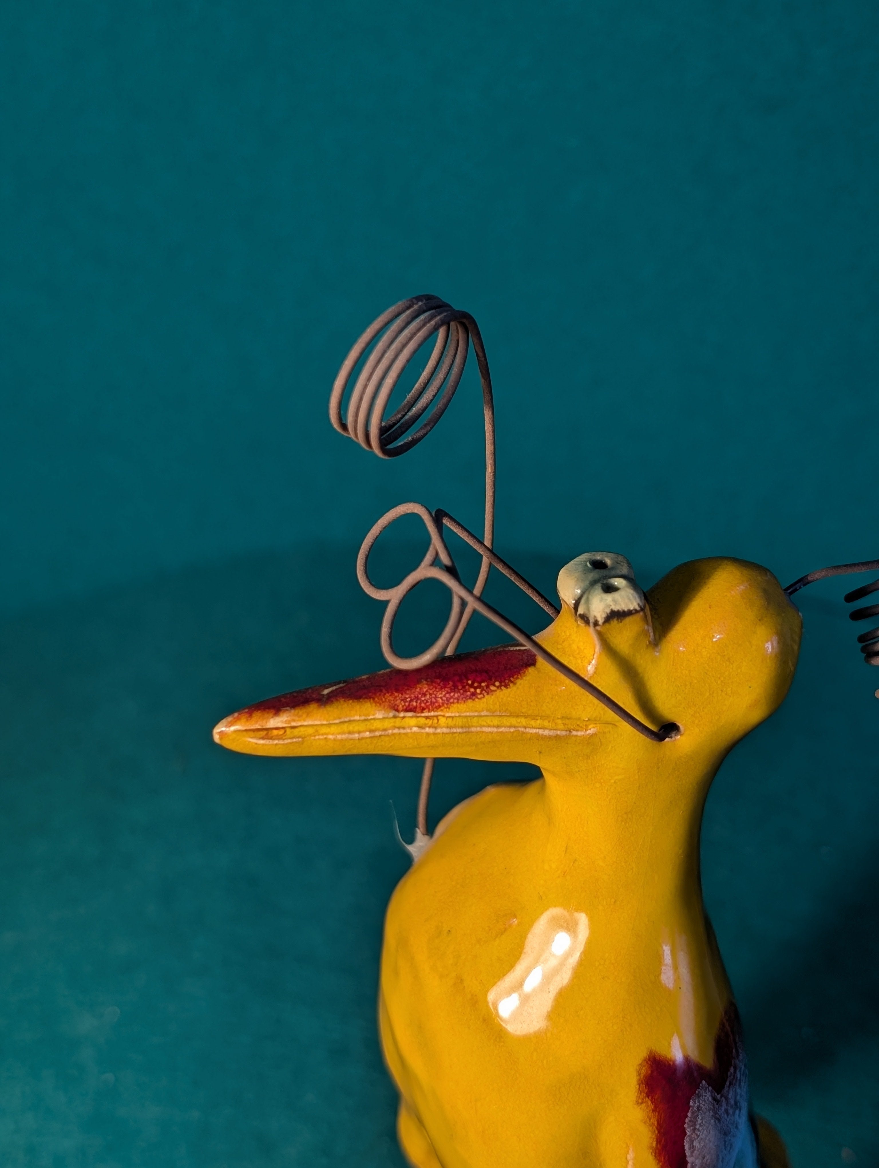 Uccello Giallo - Arte Naïf