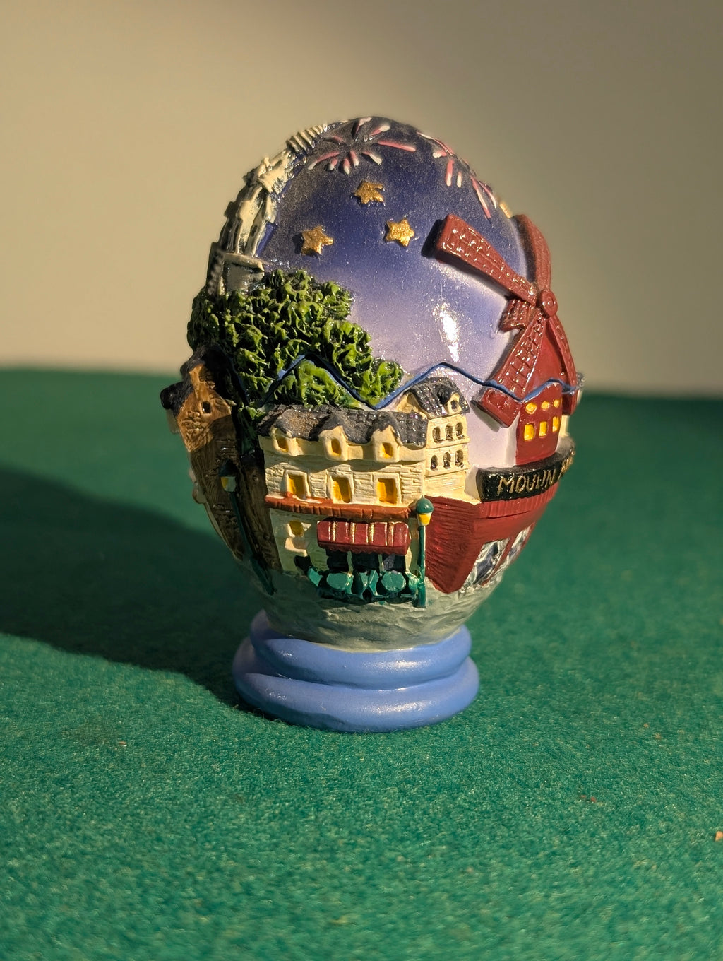 Uovo Decorativo Parigi - Stile Fabergé con Scene Parigine