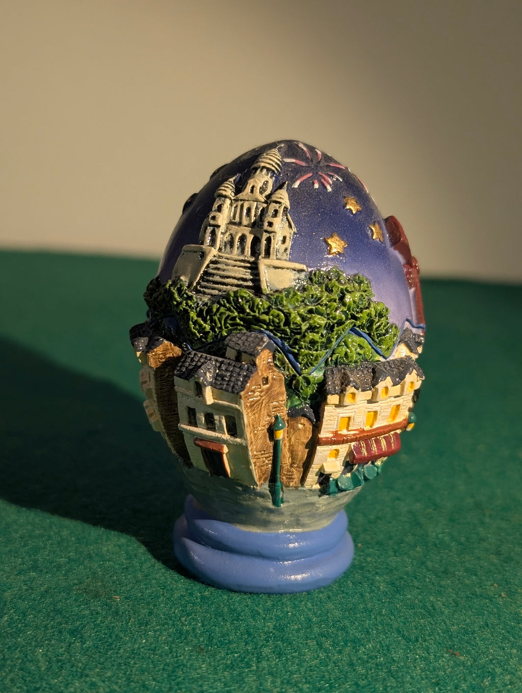 Uovo Decorativo Parigi - Stile Fabergé con Scene Parigine