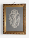 Madonna con Bambino - Merletto di Burano Incorniciato 17x13 cm