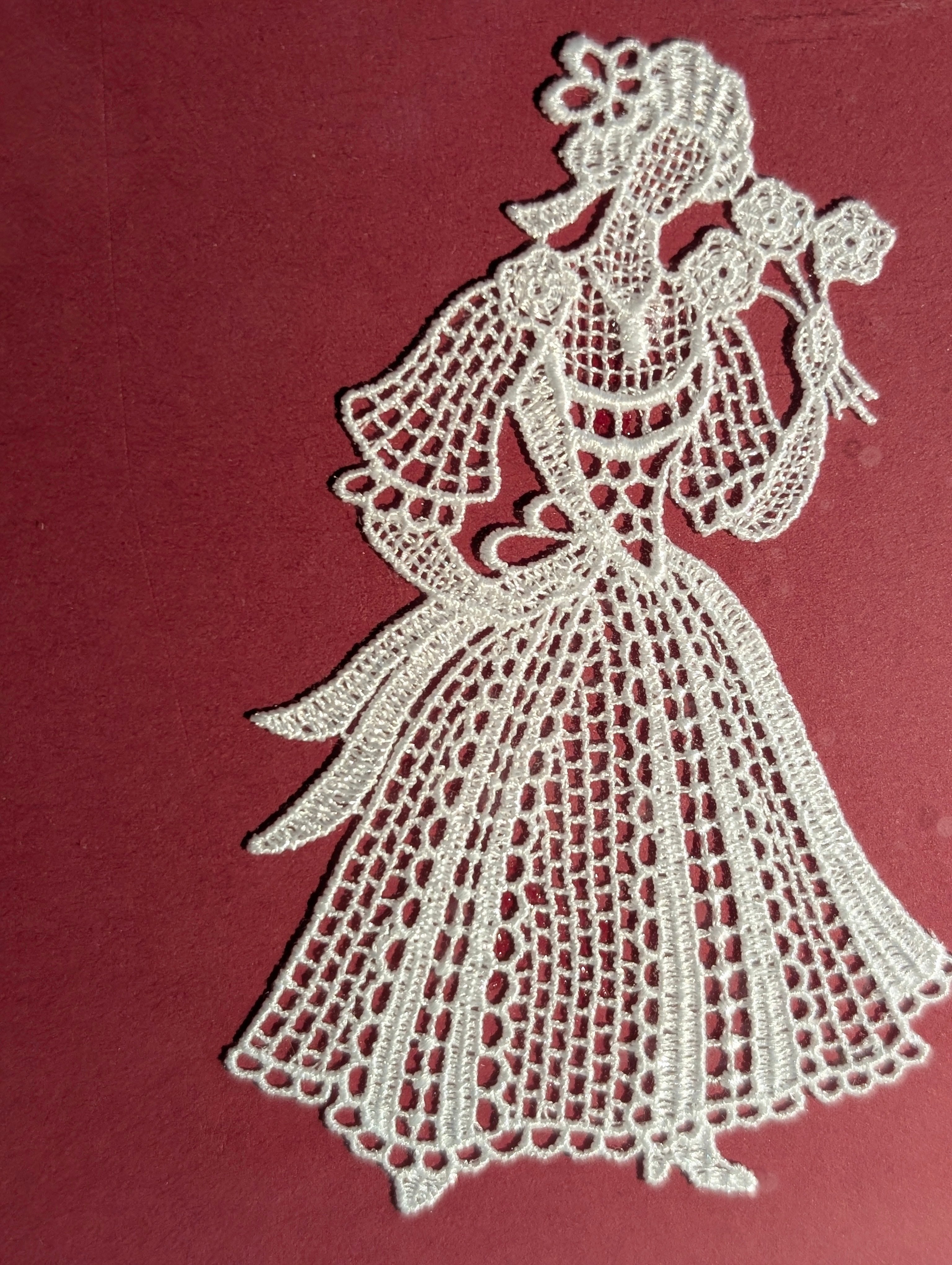 il ballo del Doge in Pizzo di Burano  19 x 22