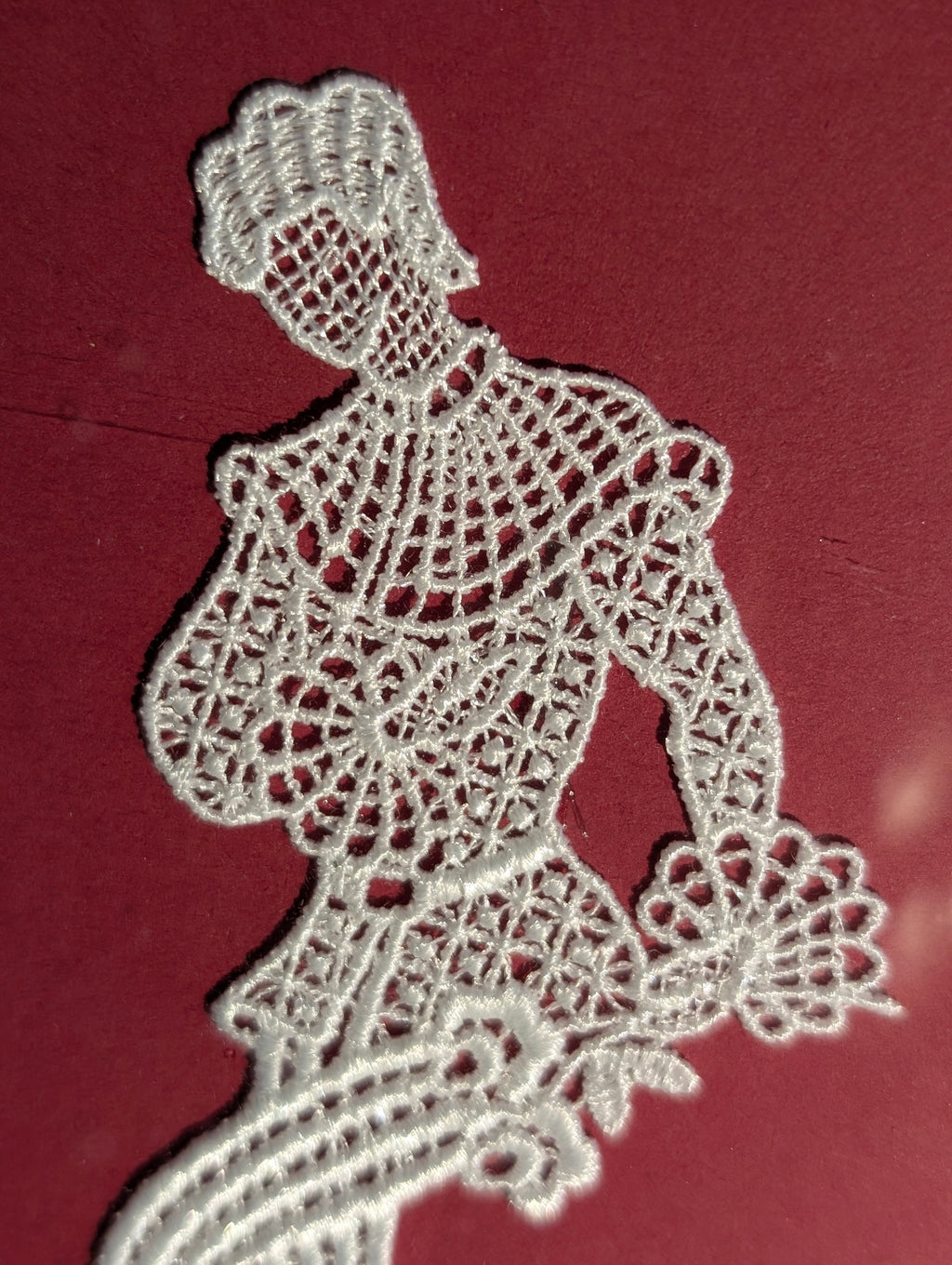 il ballo del Doge in Pizzo di Burano  19 x 22