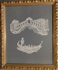 Ponte di Rialto in Pizzo di Burano - 17x20 cm