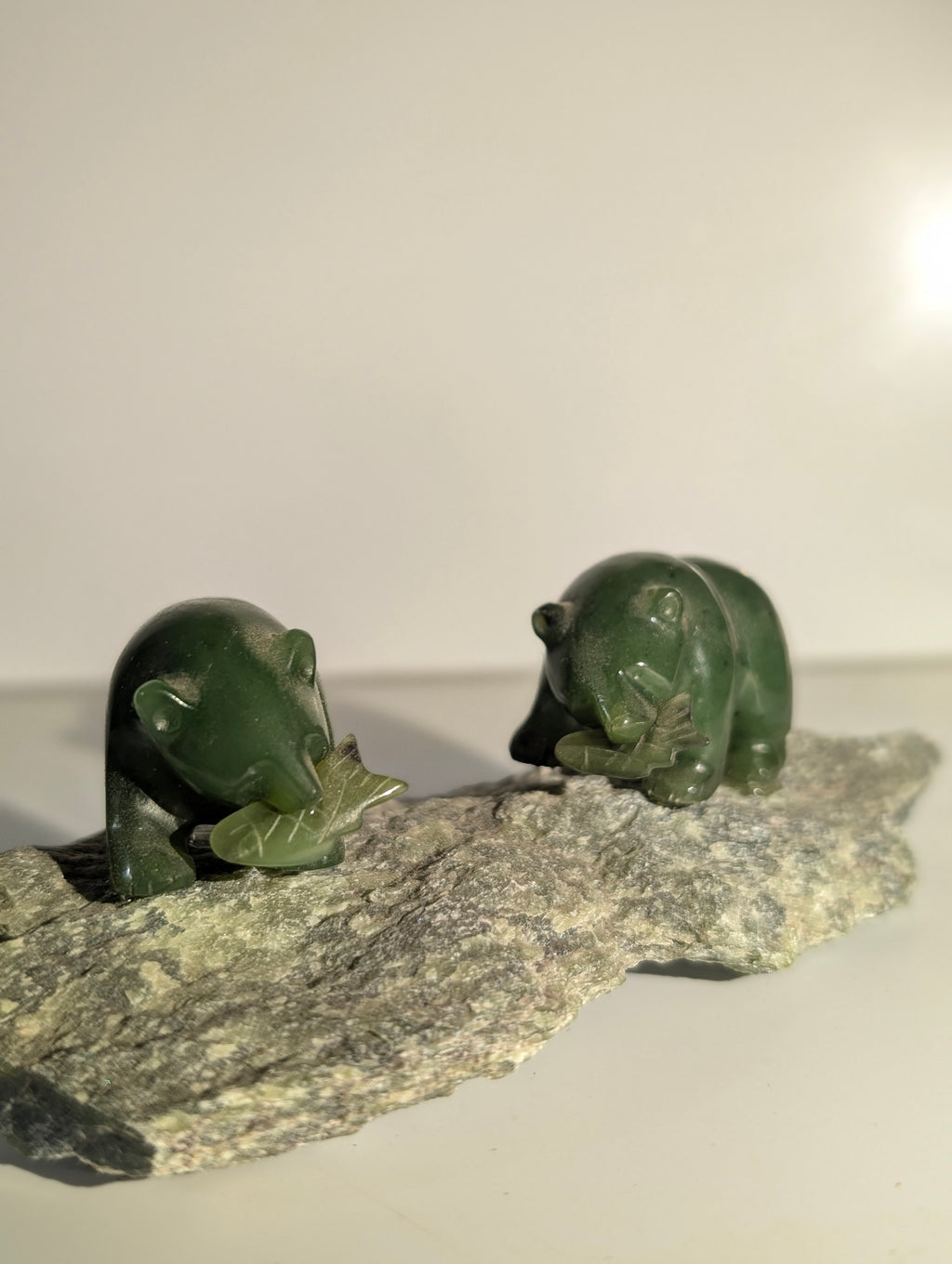 Orsi di Giada — Scultura Artigianale Cinese
