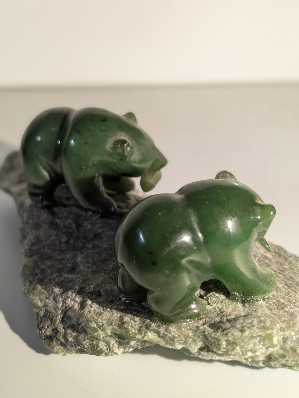 Orsi di Giada — Scultura Artigianale Cinese