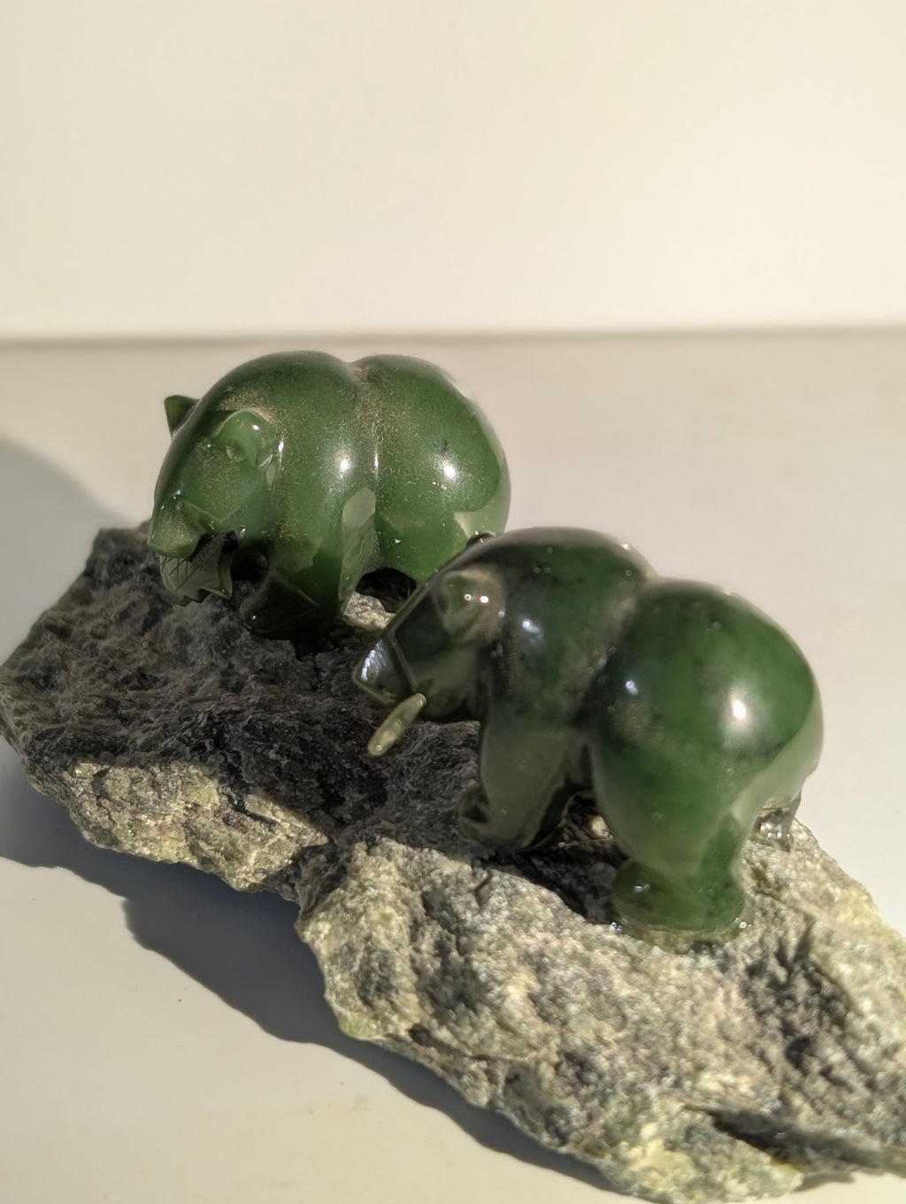 Orsi di Giada — Scultura Artigianale Cinese