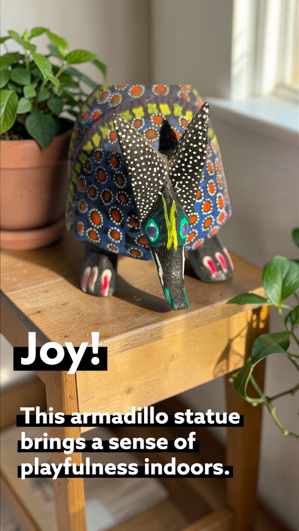 Alebrije Armadillo – Arte Popolare Messicana di Oaxaca