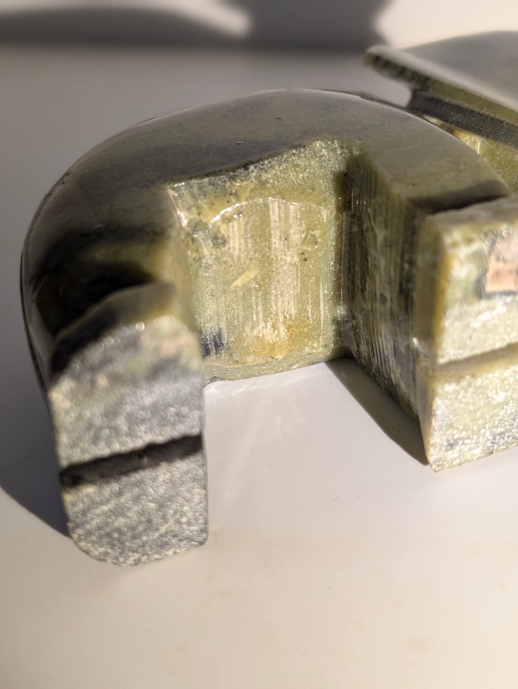 Elefante in Pietra Ollare – Scultura Artigianale