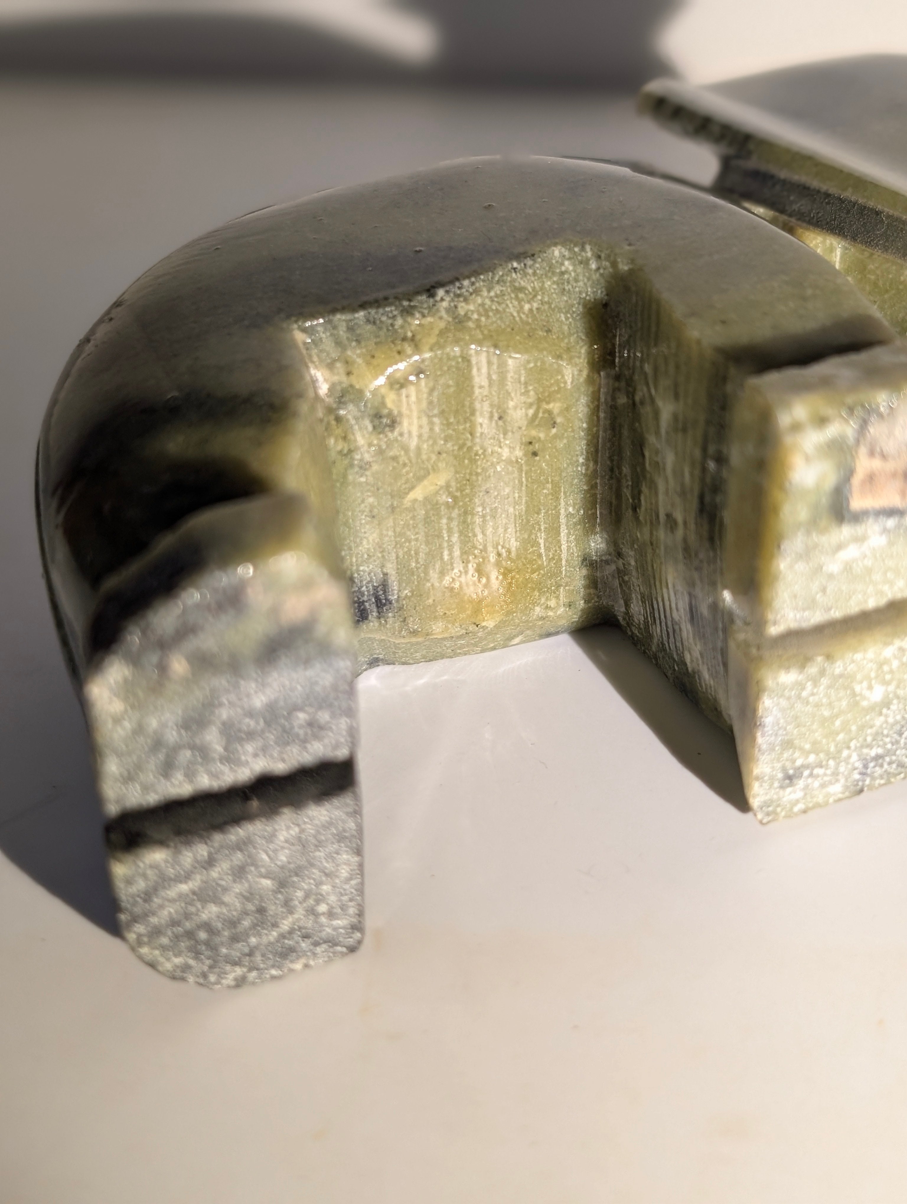 Elefante in Pietra Ollare – Scultura Artigianale