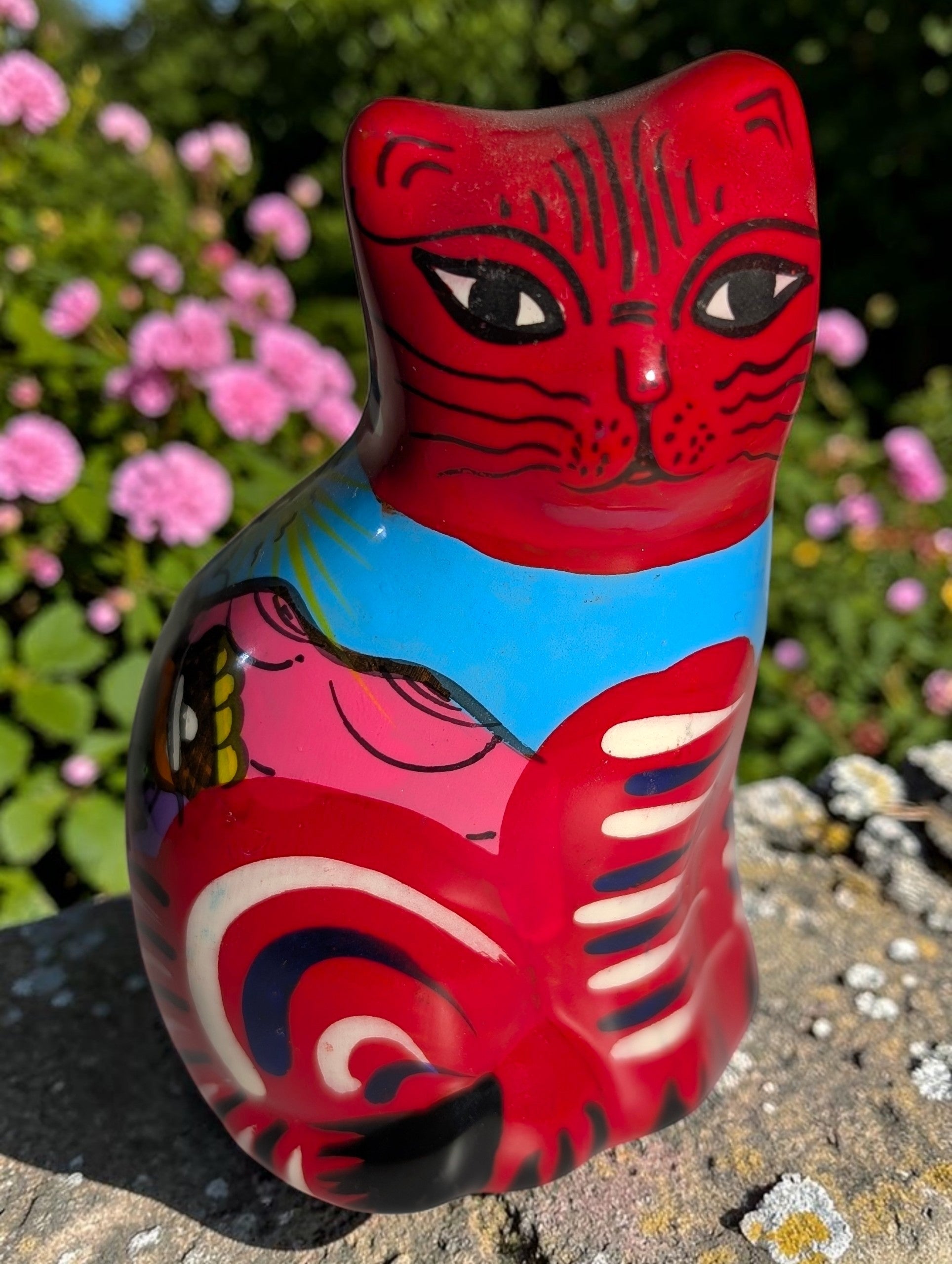 Gatto Talavera – Ceramica Dipinta a Mano | Cozumel Messico