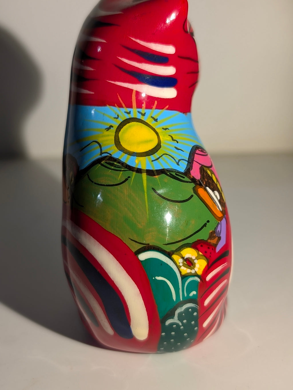 Gatto Talavera – Ceramica Dipinta a Mano | Cozumel Messico