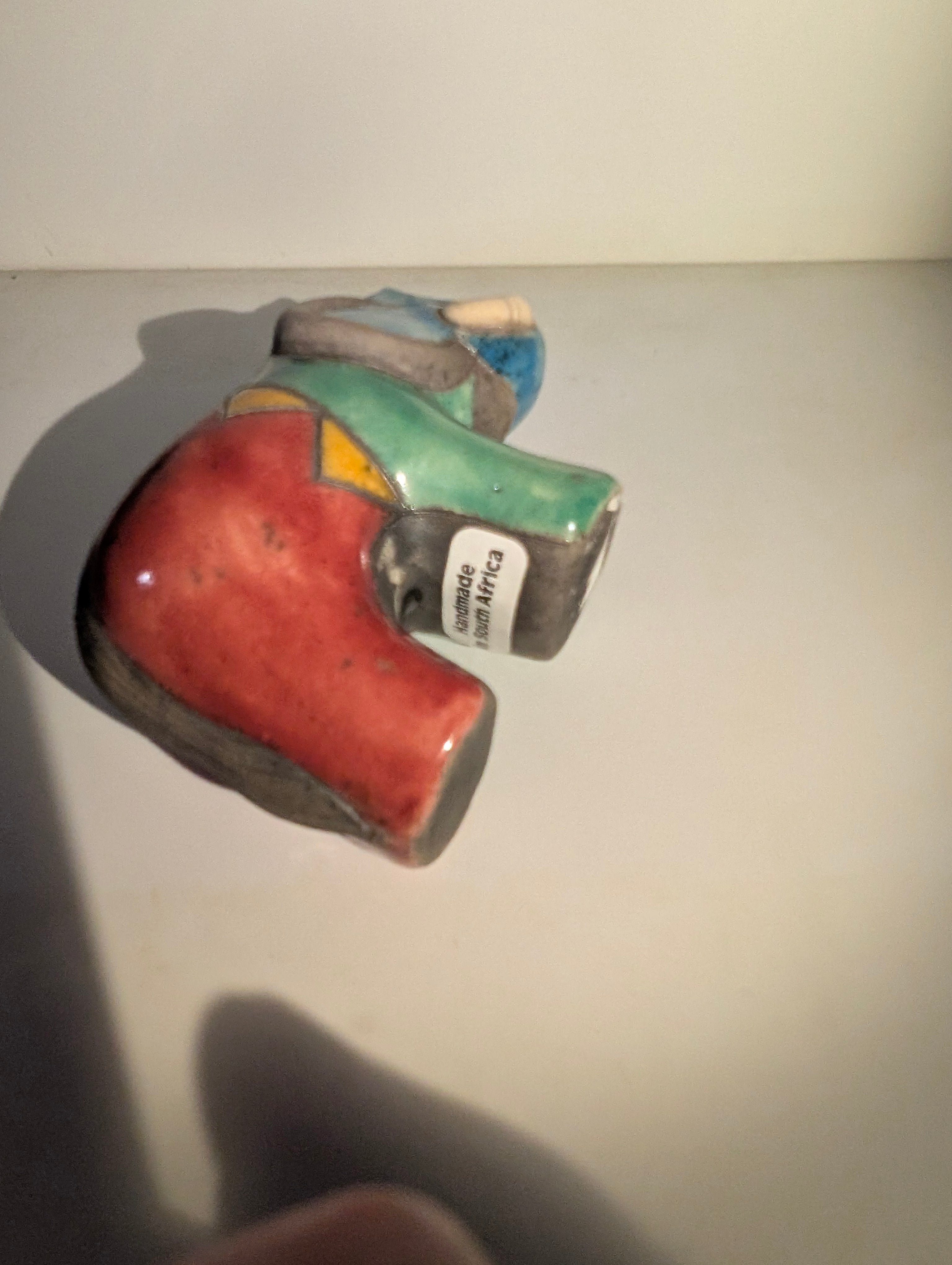 Elefante Raku – Ceramica Artigianale Dipinta a Mano