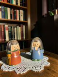 A-04 · Coppia San Giuseppe e Madonna – Statuine in ceramica