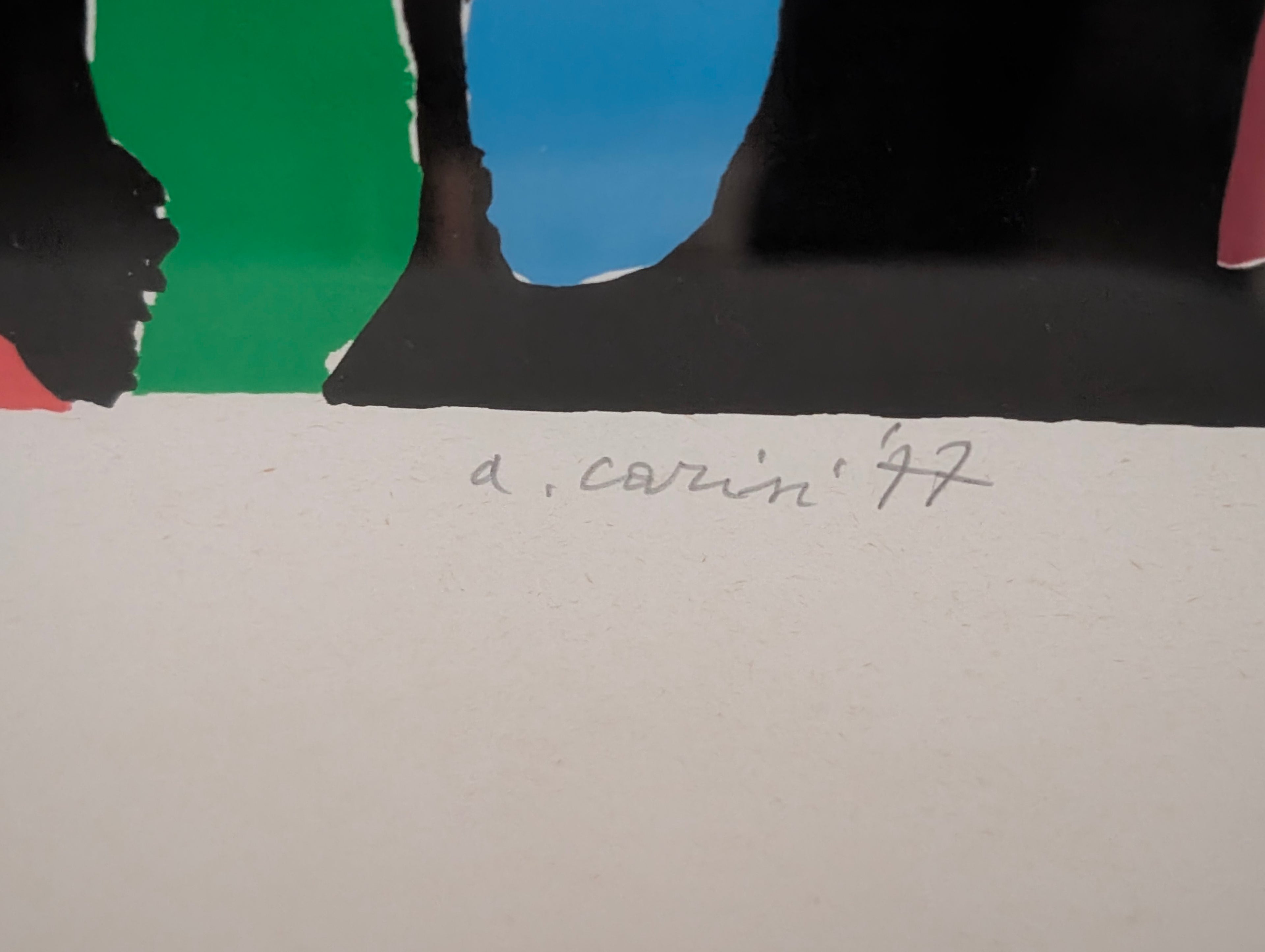 Caos e poesia di Pirandello — Serigrafia di Andrea Carisi