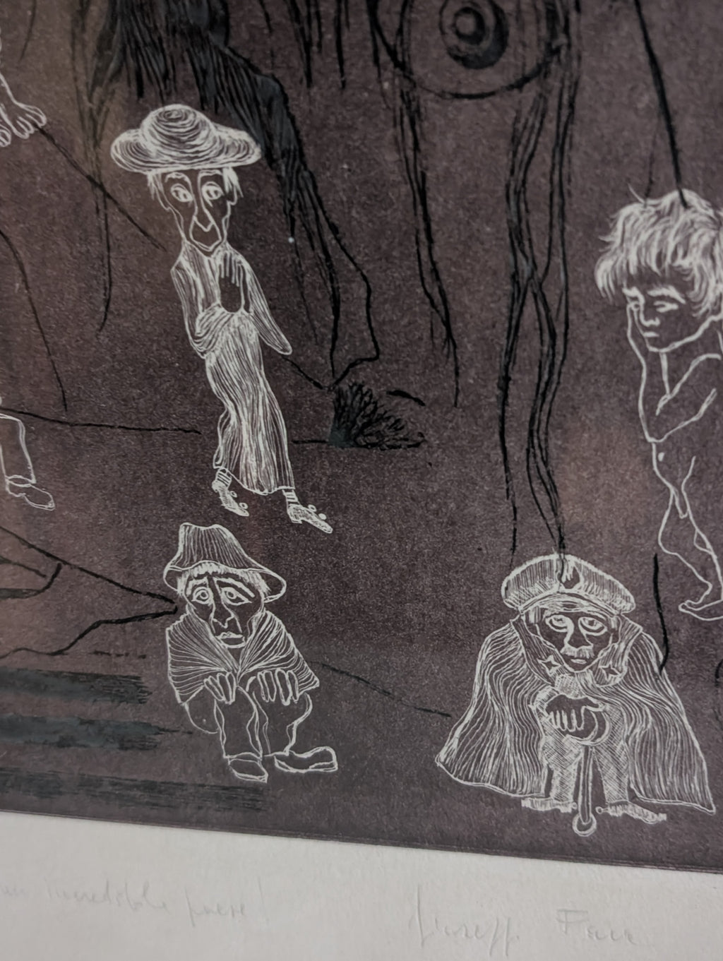 "Questo è un incredibile paese" — Opera grafica di Pippo Fava