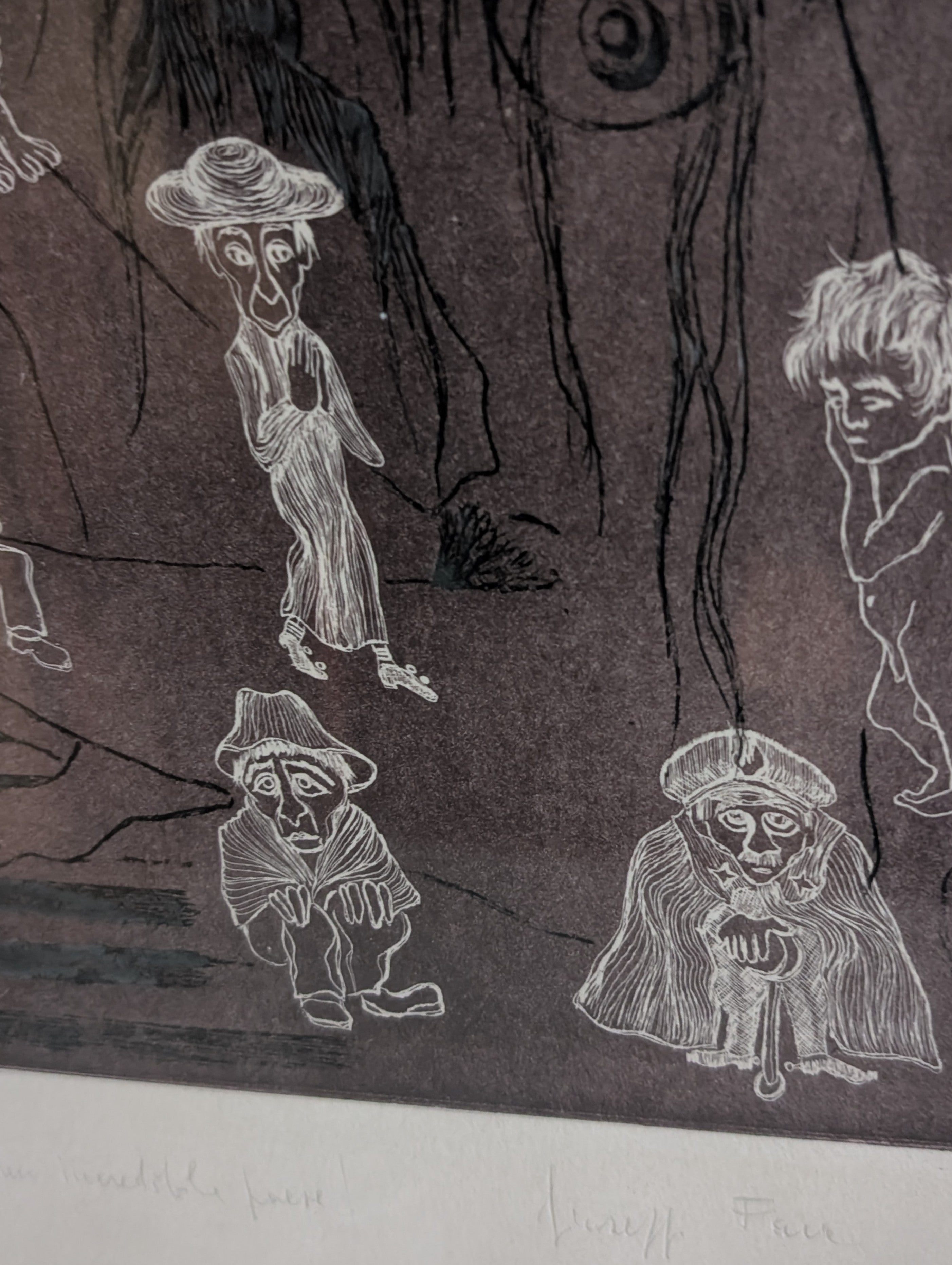 "Questo è un incredibile paese" — Opera grafica di Pippo Fava