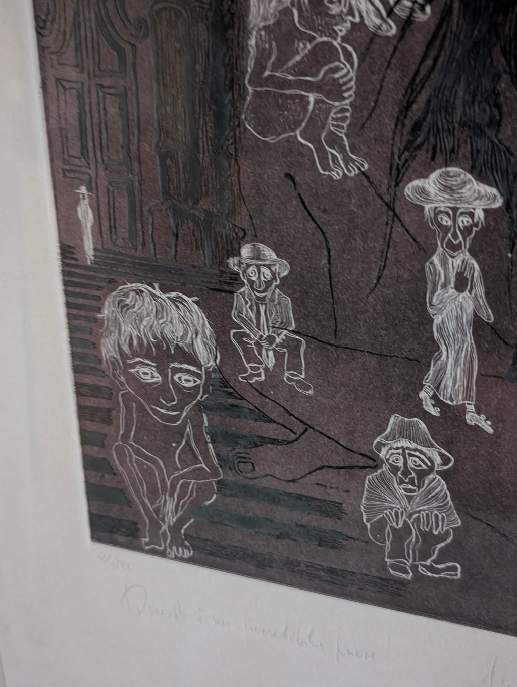 "Questo è un incredibile paese" — Opera grafica di Pippo Fava