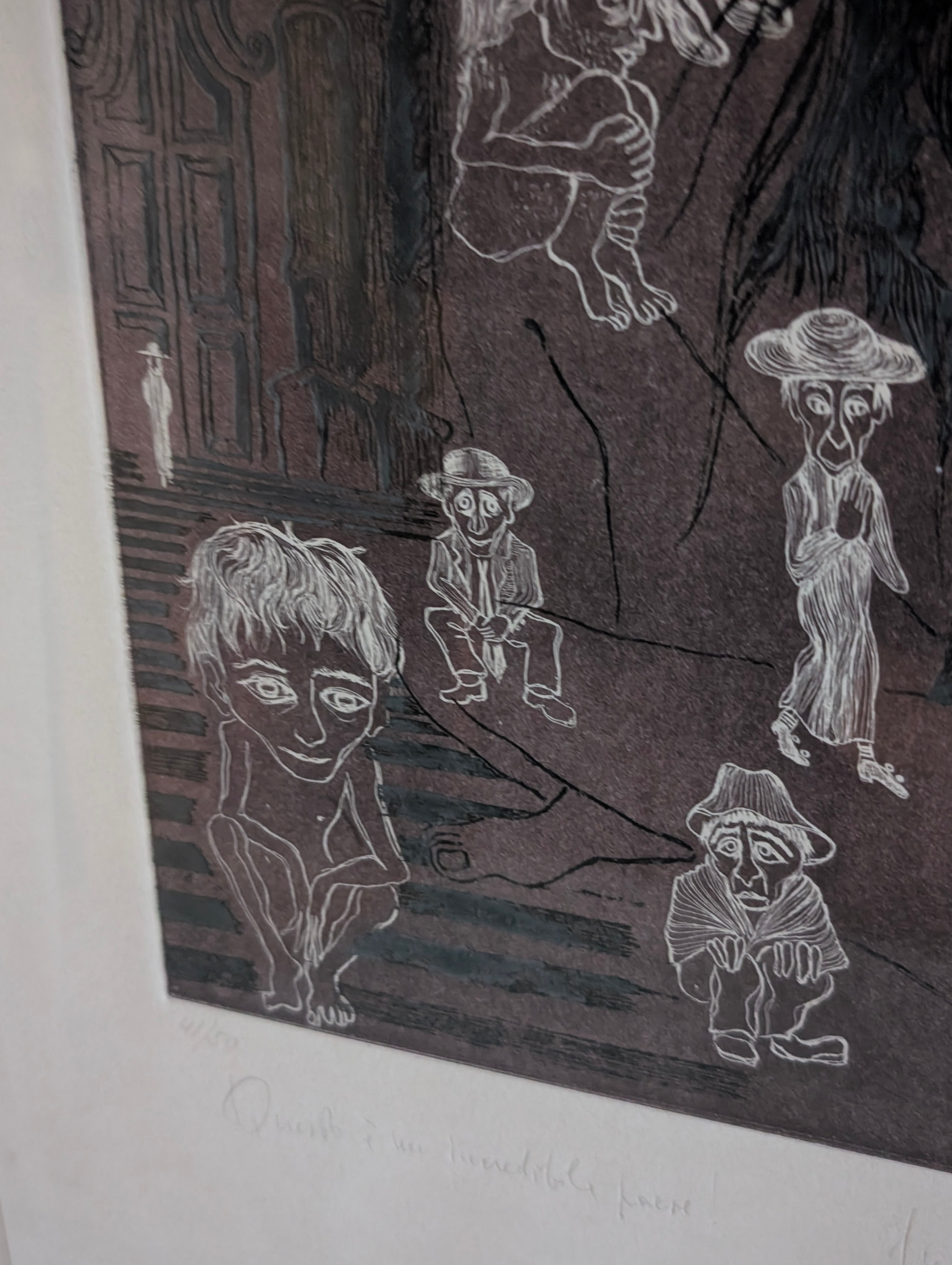 "Questo è un incredibile paese" — Opera grafica di Pippo Fava