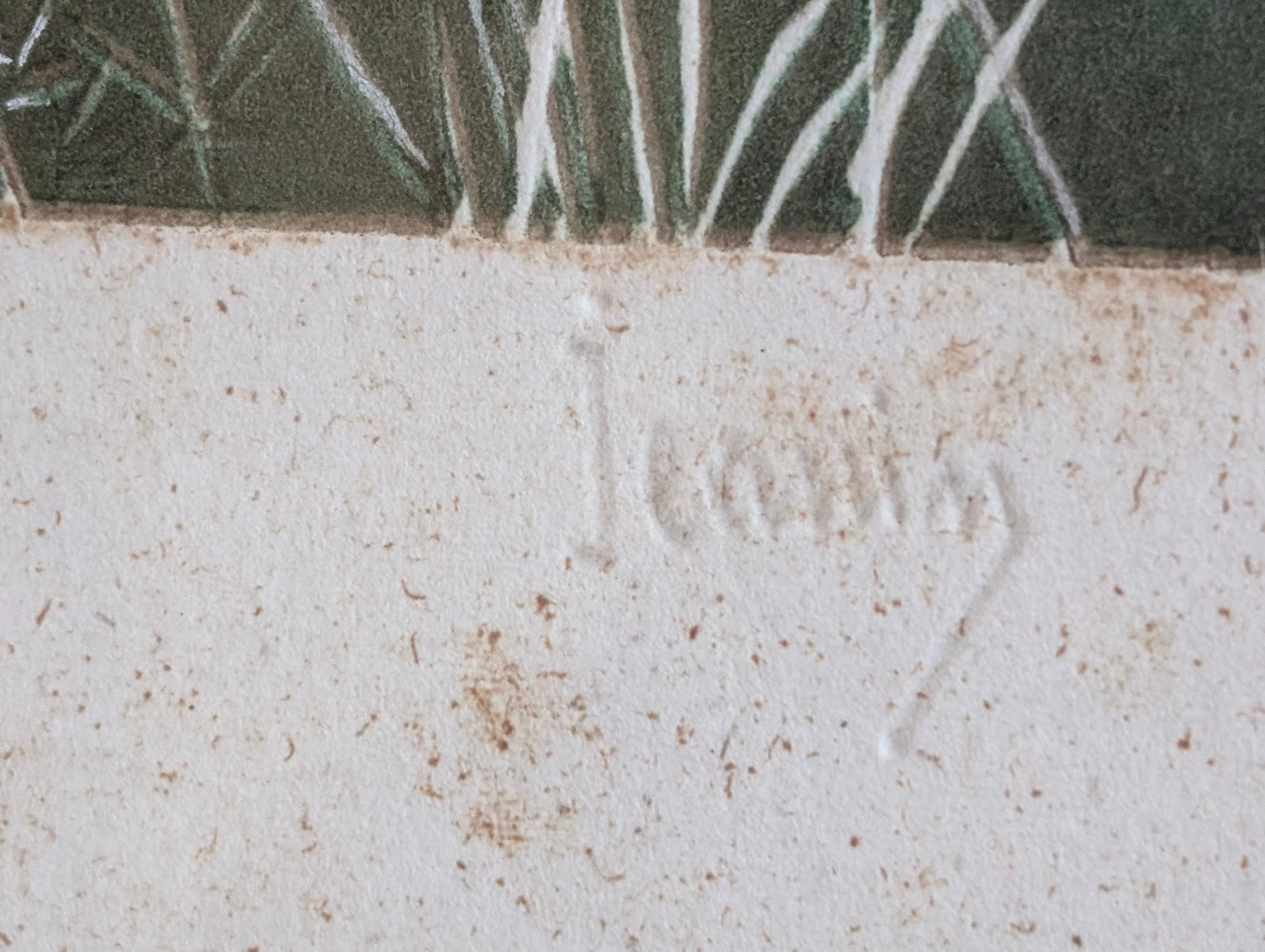 Jeanin – Acquitrino | Stampa Linoleografica Originale