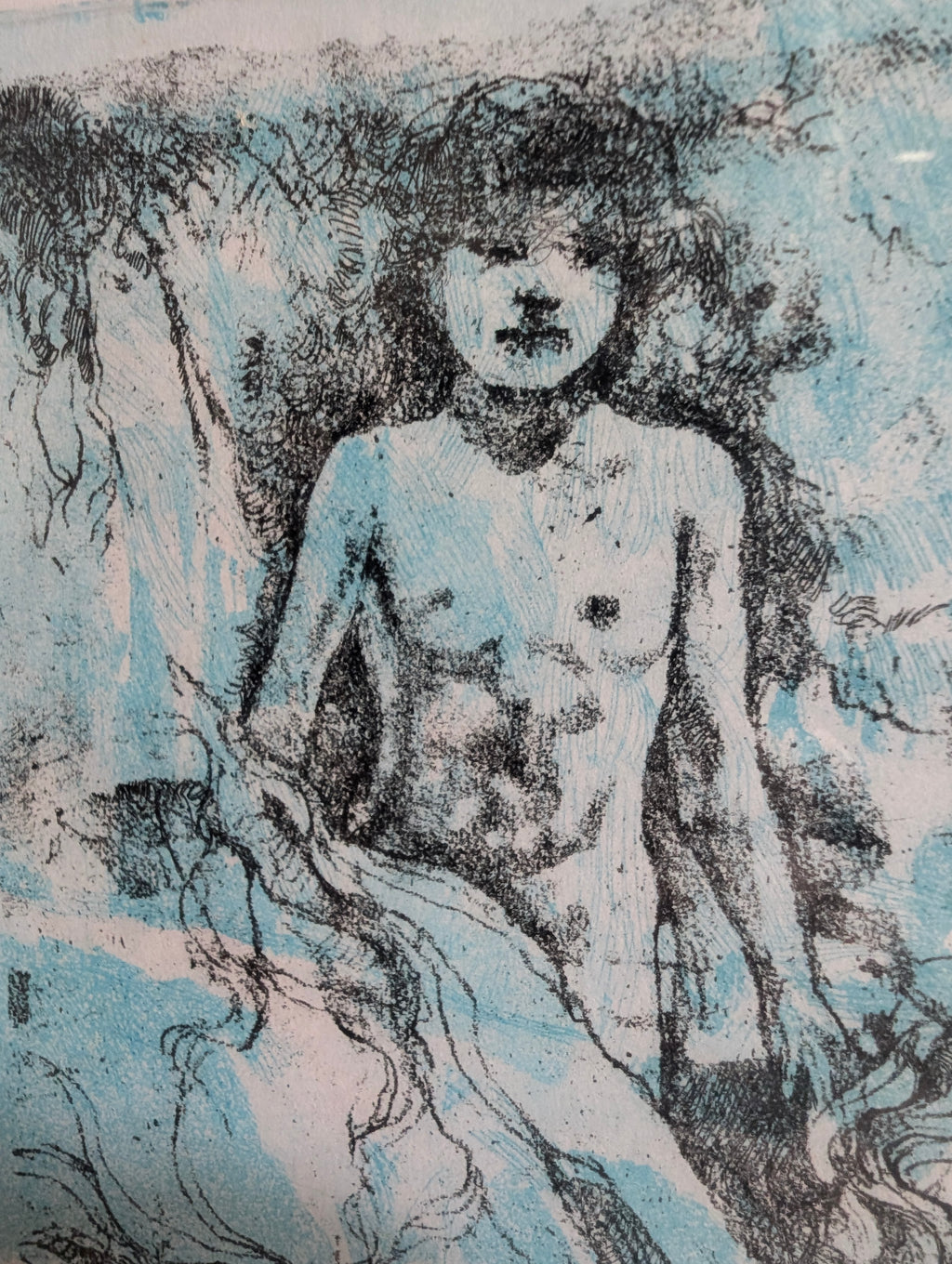 Vittorio Savo – Figure fanciullesche in paesaggio onirico floreale