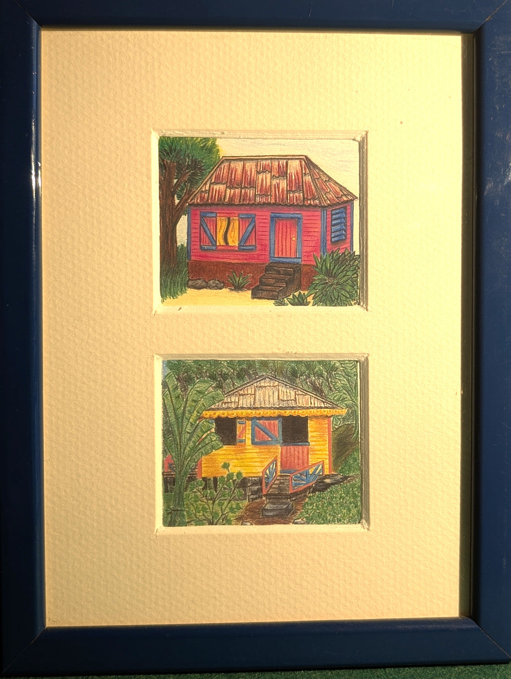 Dominican Impressions – Set di 3 Quadretti con Stampe a Colori