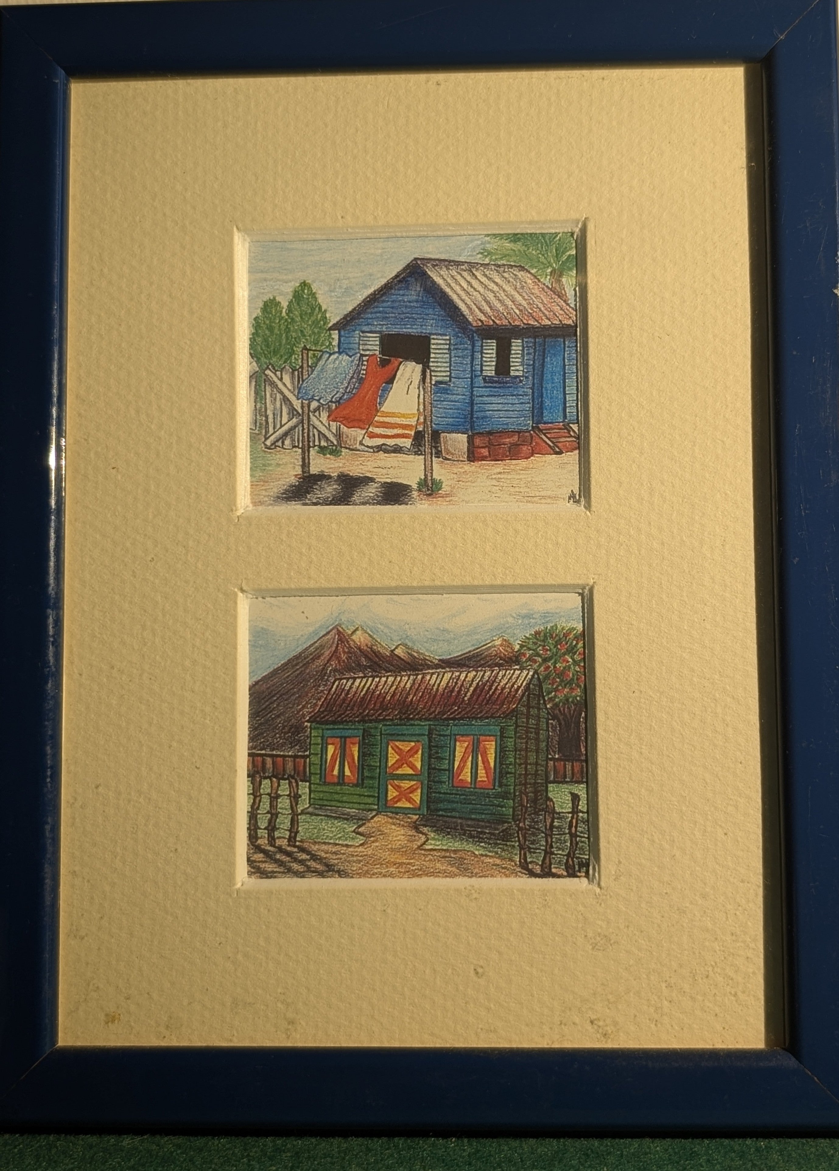 Dominican Impressions – Set di 3 Quadretti con Stampe a Colori