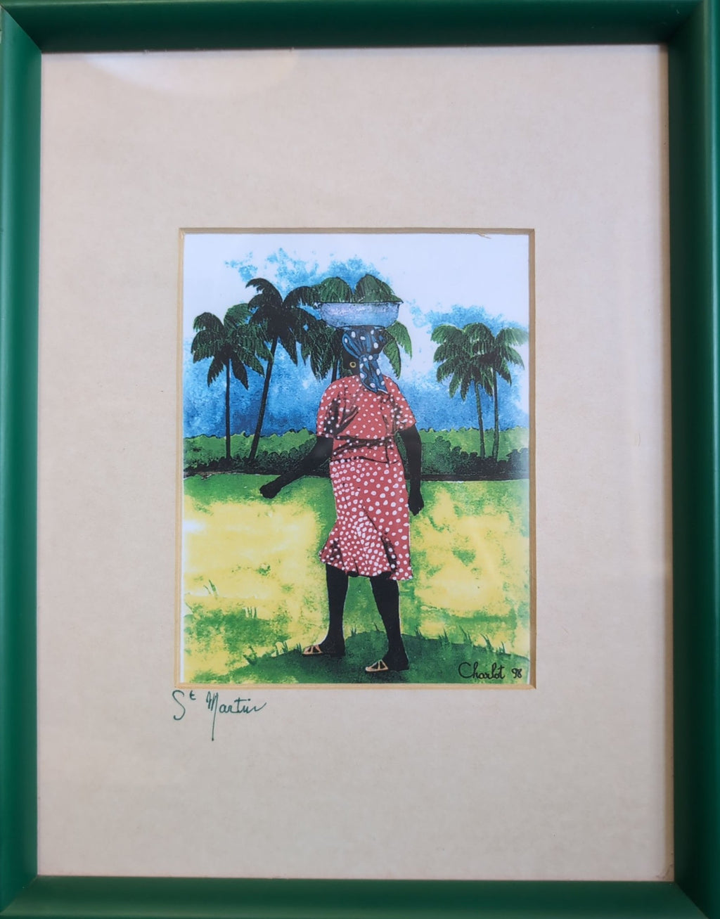Stampe acquerellate Sylvie Charlot – Paesaggi di Saint Martin