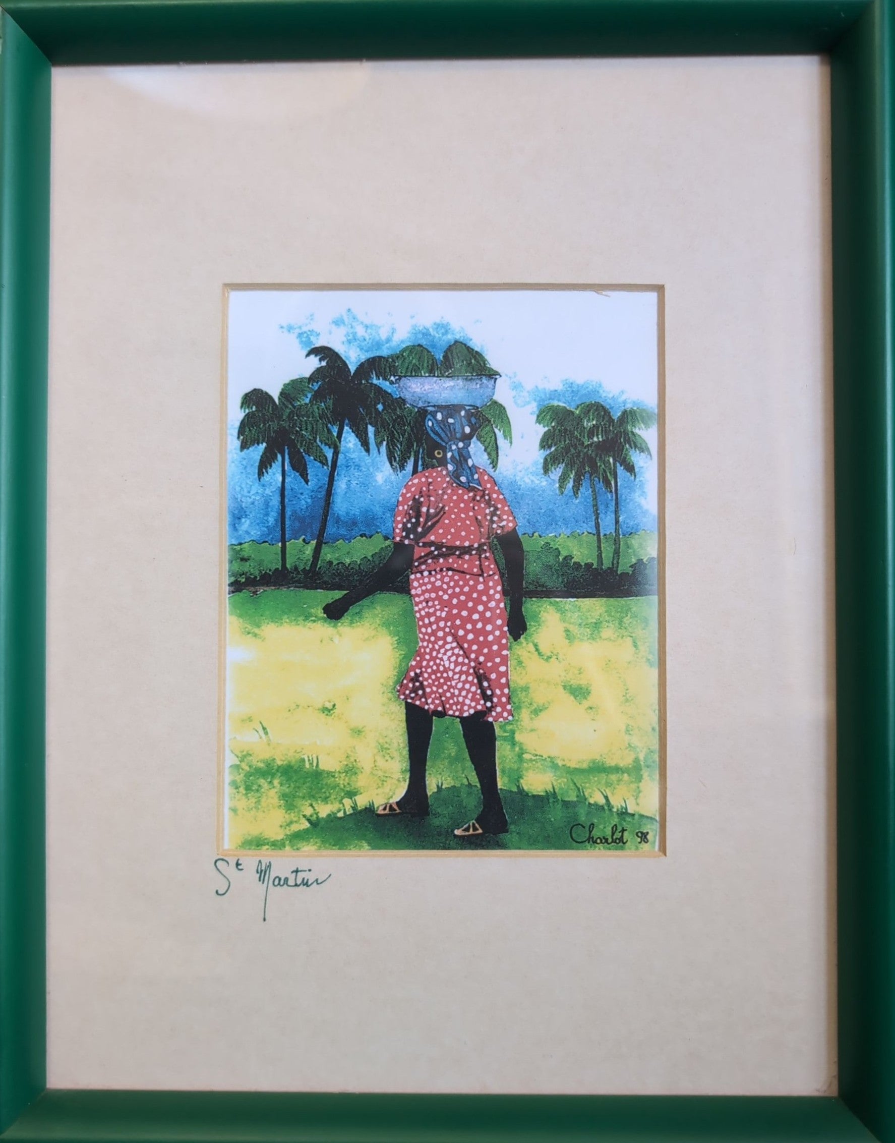 Stampe acquerellate Sylvie Charlot – Paesaggi di Saint Martin