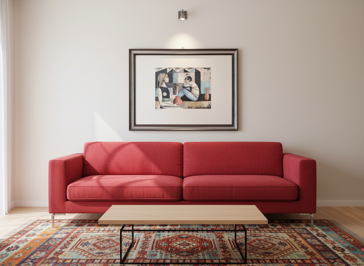 Serigrafia Lucio Ranucci "Scena Quotidiana" 40x30cm - Cubo-Espressionismo