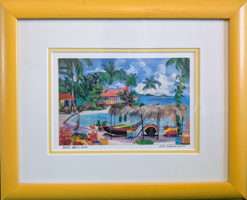 Lotto Acquerelli Eileen Seitz – Saint Martin