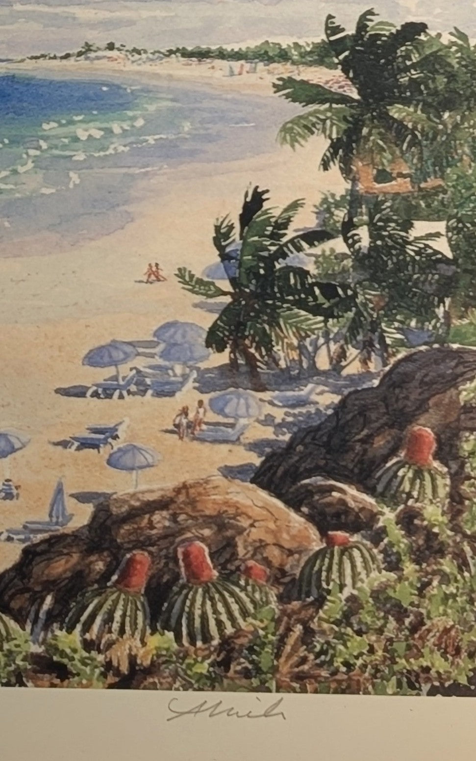 Risveglio ai Caraibi – Stampa a Colori con Firma