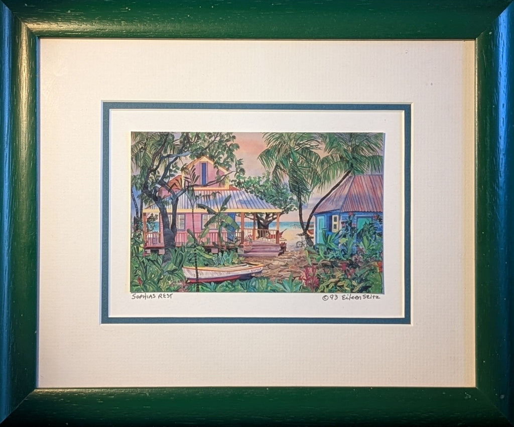 Lotto Acquerelli Eileen Seitz – Saint Martin